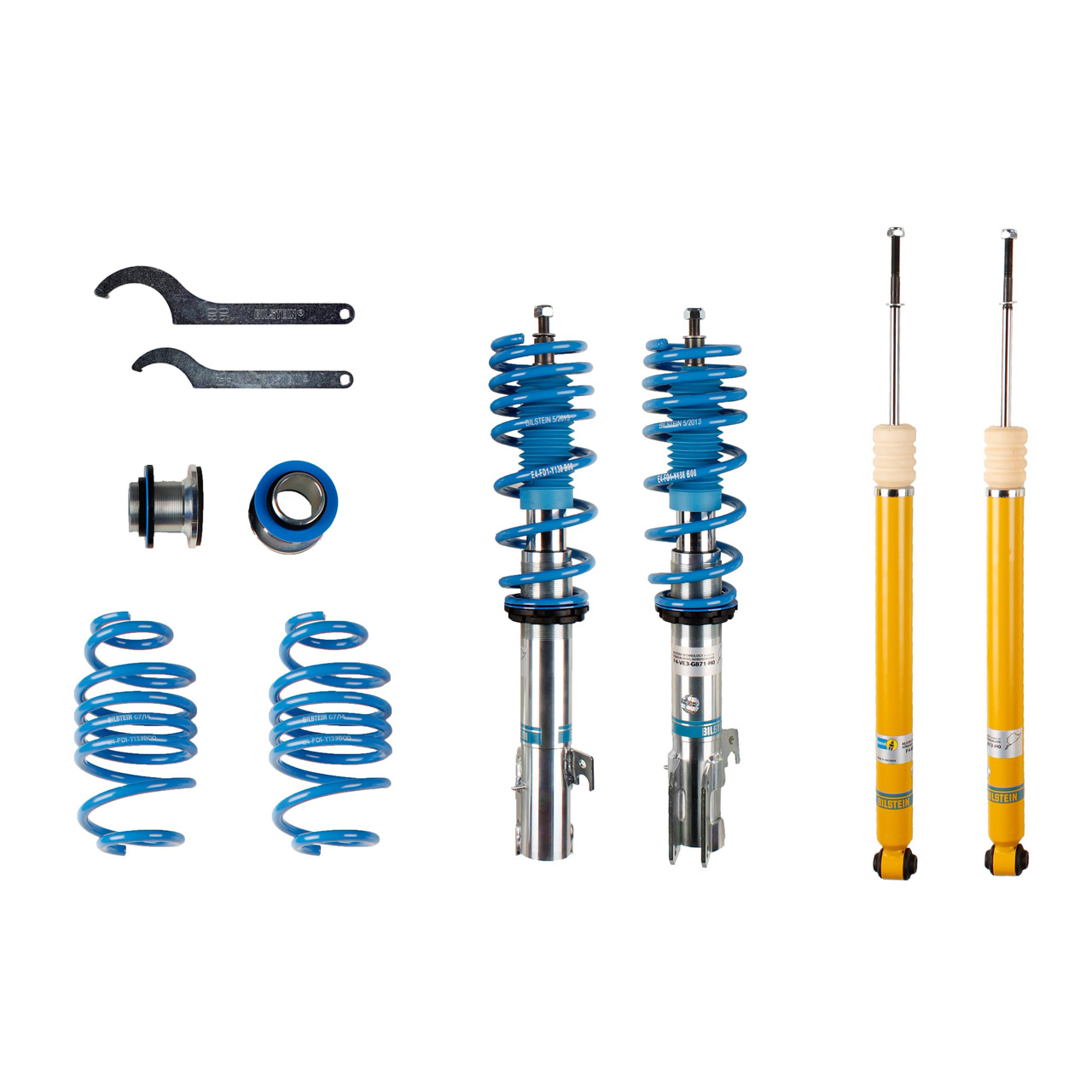 BILSTEIN B14 PSS Gewindefahrwerk Satz MITSUBISHI Colt 6 bis 09.2008 vorne + hinten