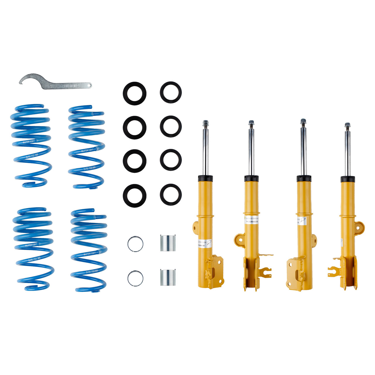 BILSTEIN B14 PSS Gewindefahrwerk Satz FIAT 500X (334_) JEEP Renegade vorne + hinten