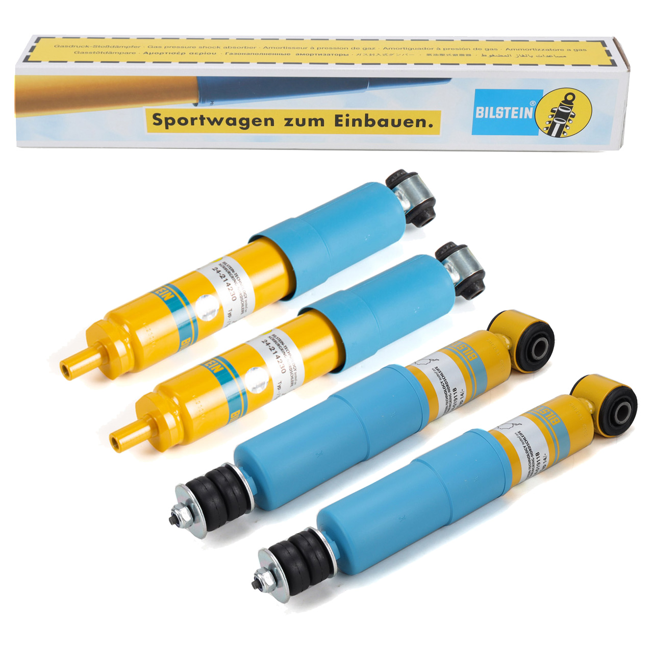 4x BILSTEIN B6 Gasdruck Stoßdämpfer VW California Transporter T4 vorne + hinten