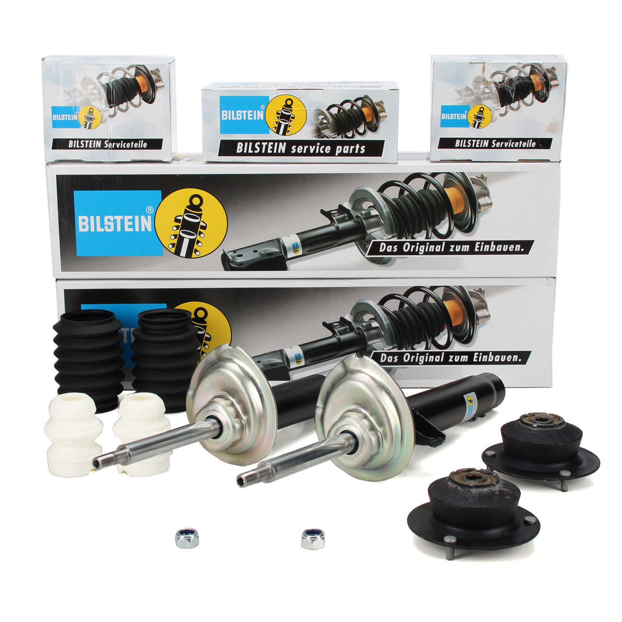 2x BILSTEIN B4 Stoßdämpfer + B1 Staubschutz + B1 Domlager BMW Z4 E85 2.0-3.0si vorne