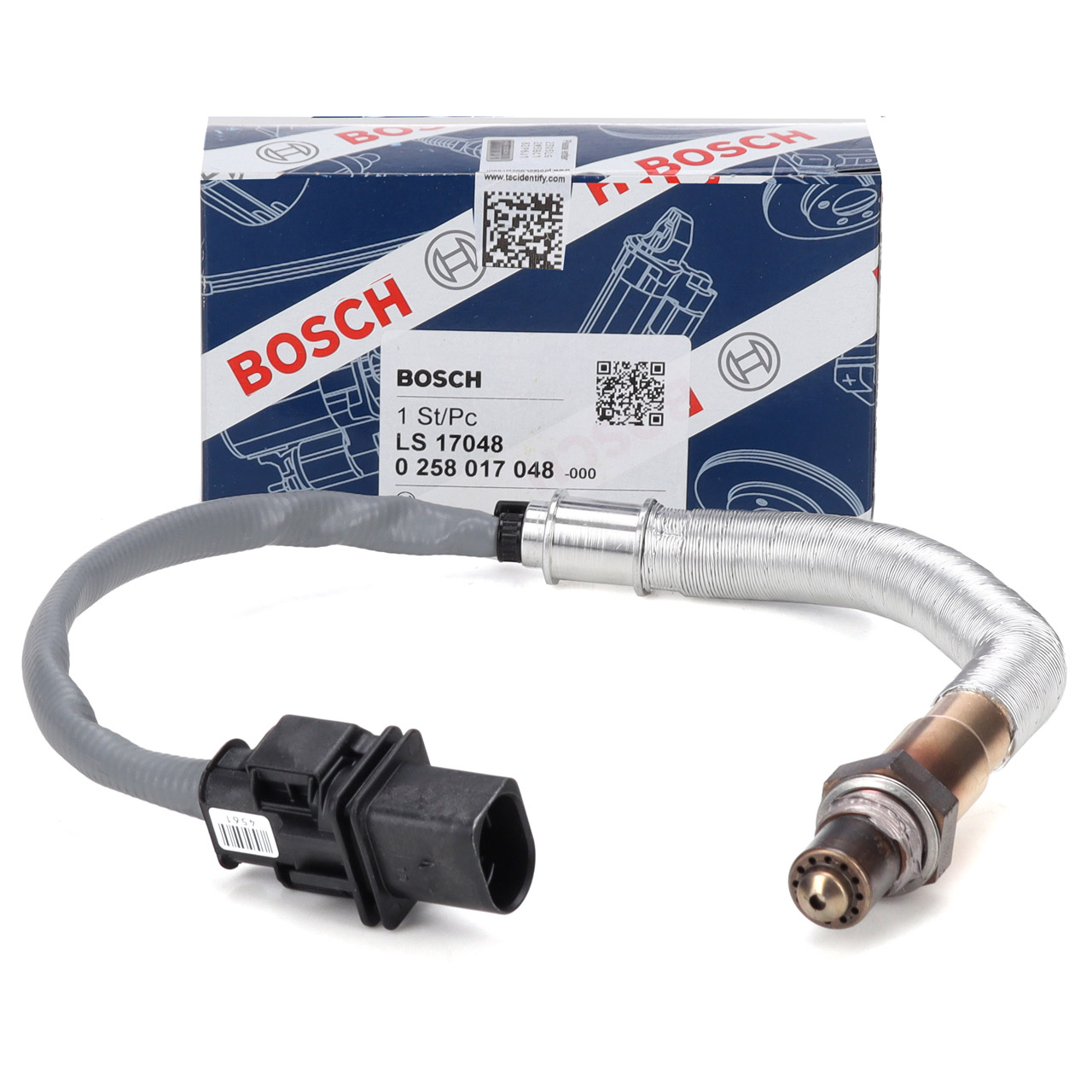 BOSCH 0258017048 Lambdasonde VOR KAT BMW 1er E87 3er E90 E91 5er E60 E61 6er E63 E64 N52