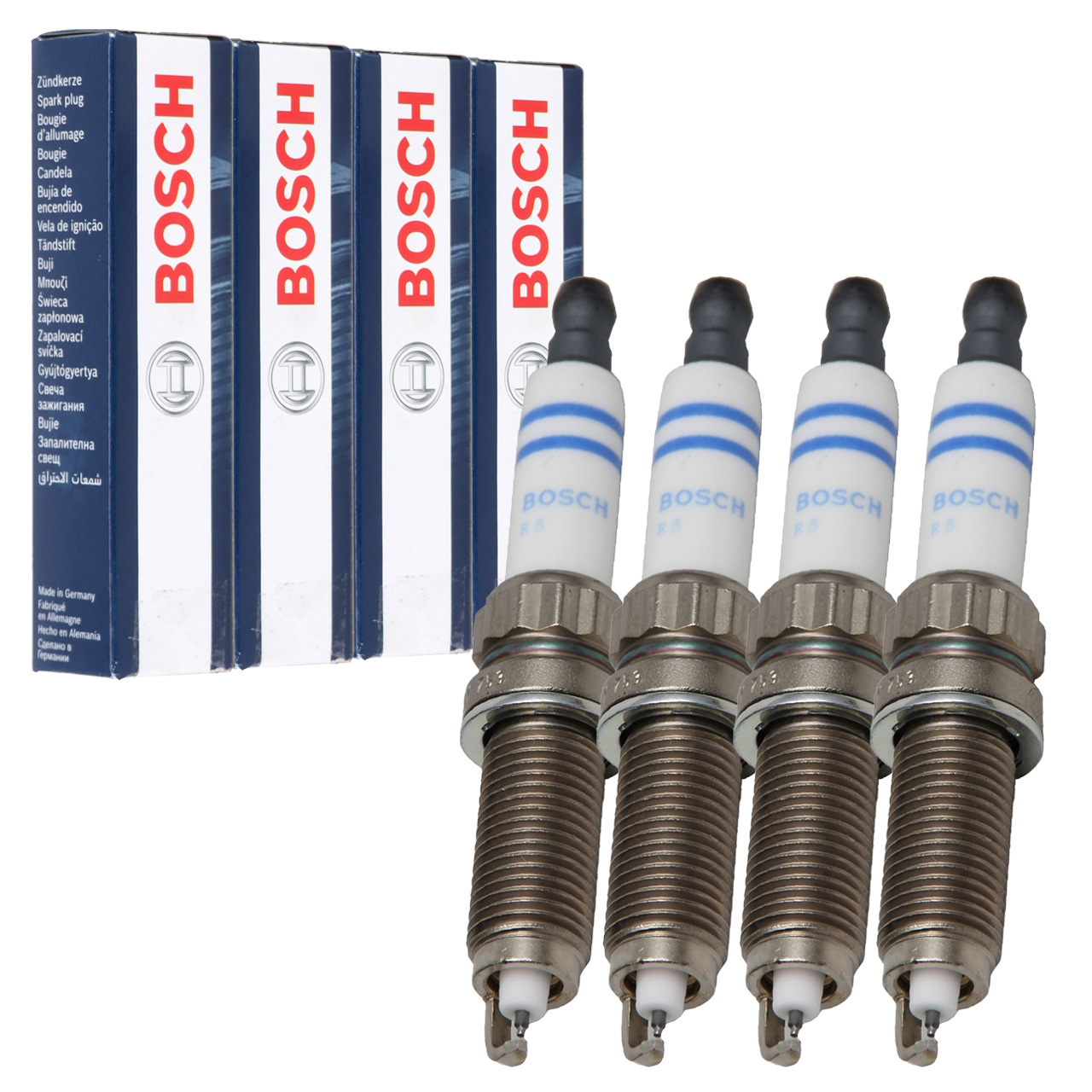 4x BOSCH ZR5TPP330 0242145541 Zündkerze BMW 1er 2er 3er 4er 5er X1 X3 X4 X5 Z4 N20