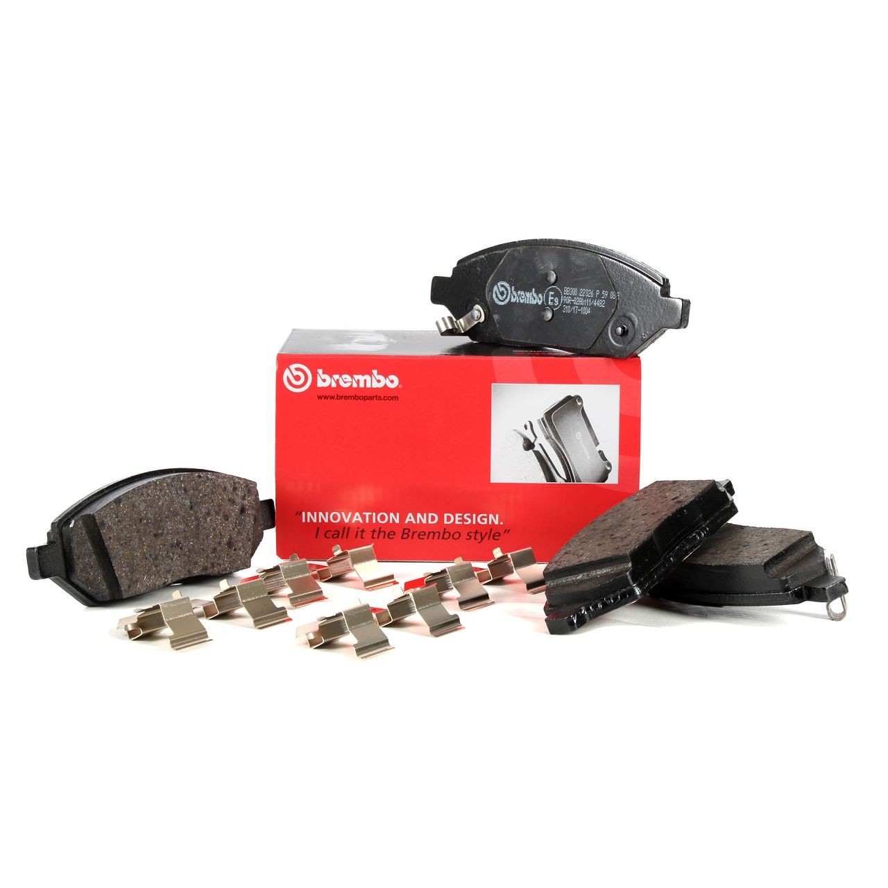 BREMBO Bremsbeläge OPEL Karl C16 1.0 75 PS / 1.0 LPG 73 PS Vorderachse 42439338