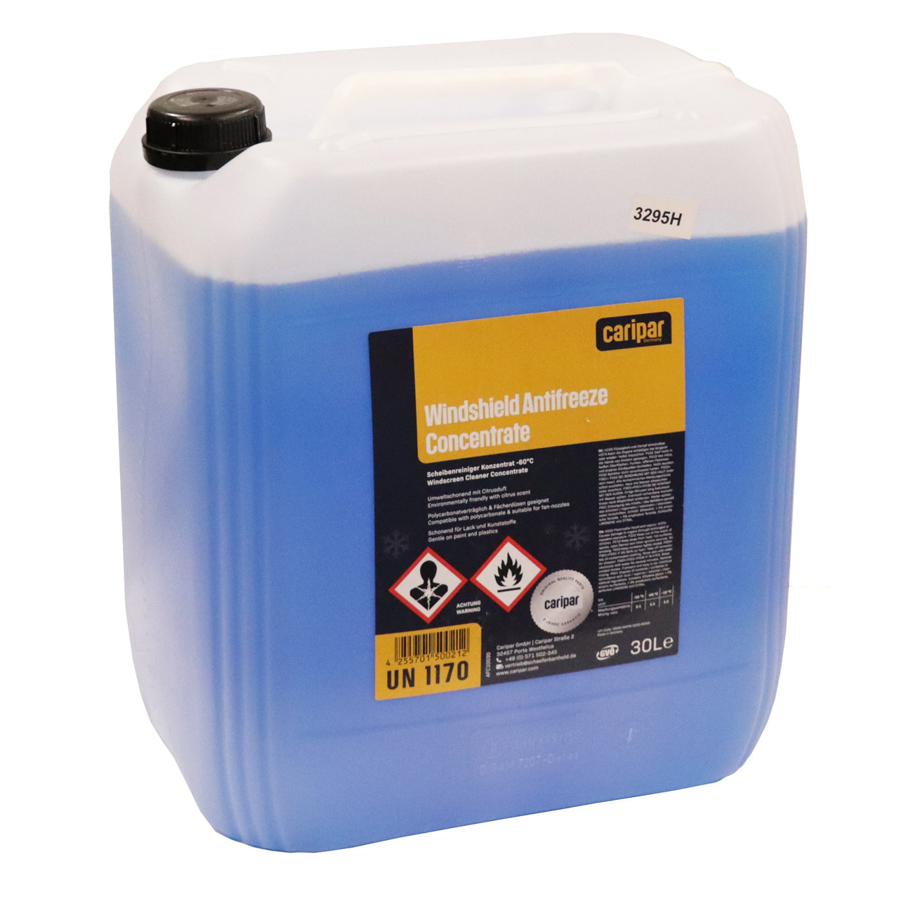 30 Liter CARIPAR WINDSHIELD ANTIFREEZE Scheiben Frostschutz Konzentrat Citrusduft -60°C