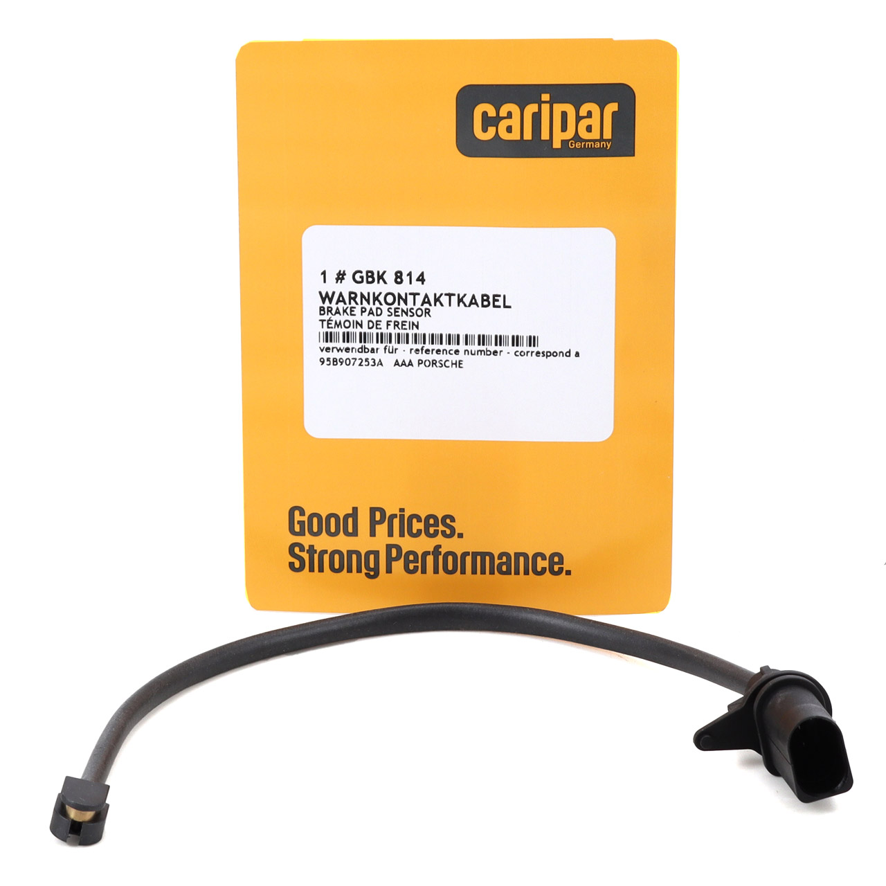 CARIPAR Warnkontaktkabel Warnkontakt PORSCHE Macan (95B) PR-1LA/1LE vorne 95B907253A