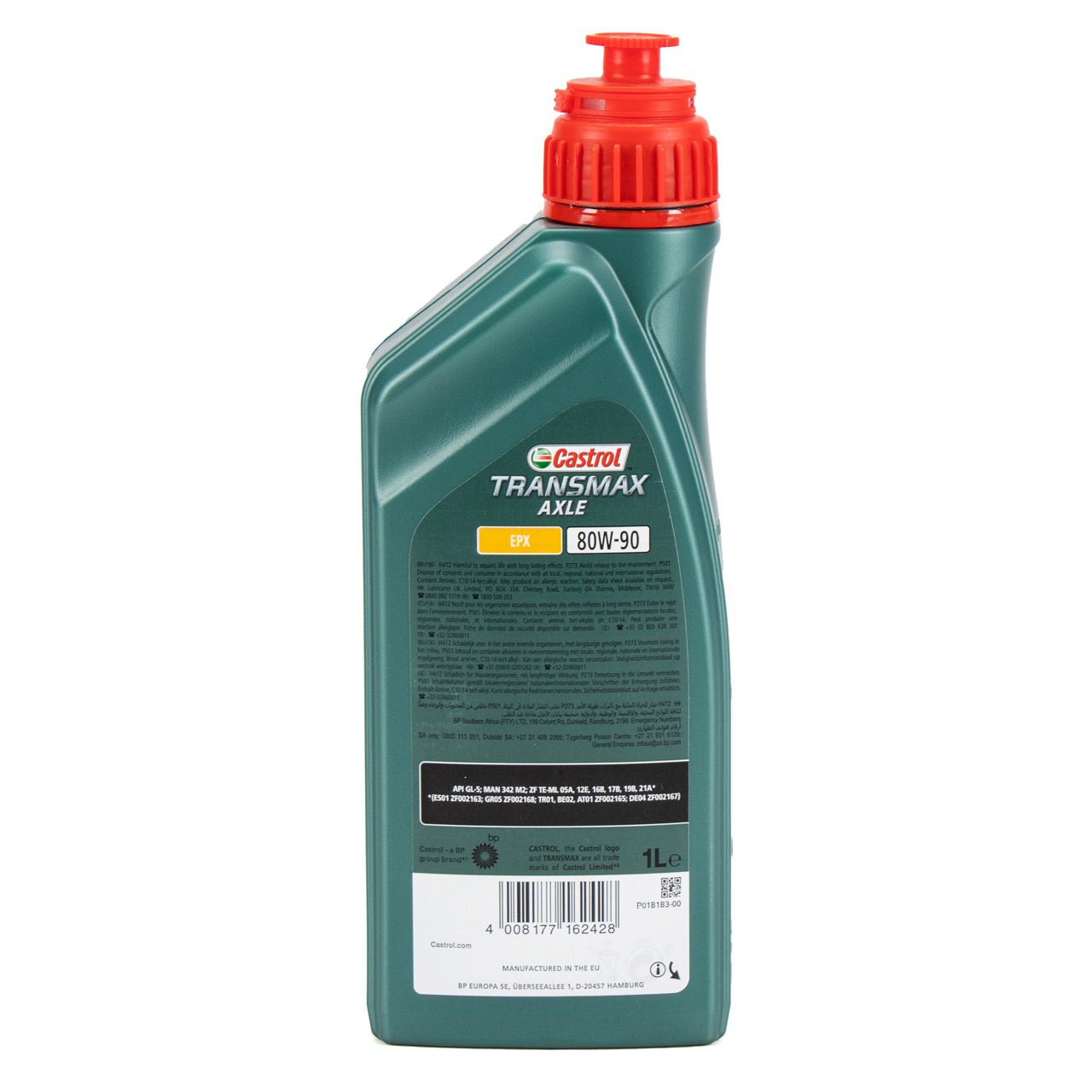 1L 1 Liter CASTROL Hochdruck-Getriebeöl Achsgetriebeöl TRANSMAX AXLE EPX 80W-90