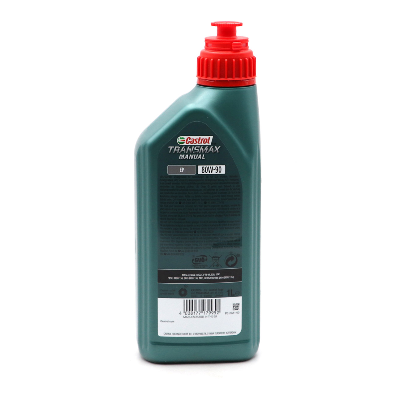 1L 1 Liter CASTROL TRANSMAX MANUAL EP 80W-90 Schaltgetriebeöl API GL-4 MAN341