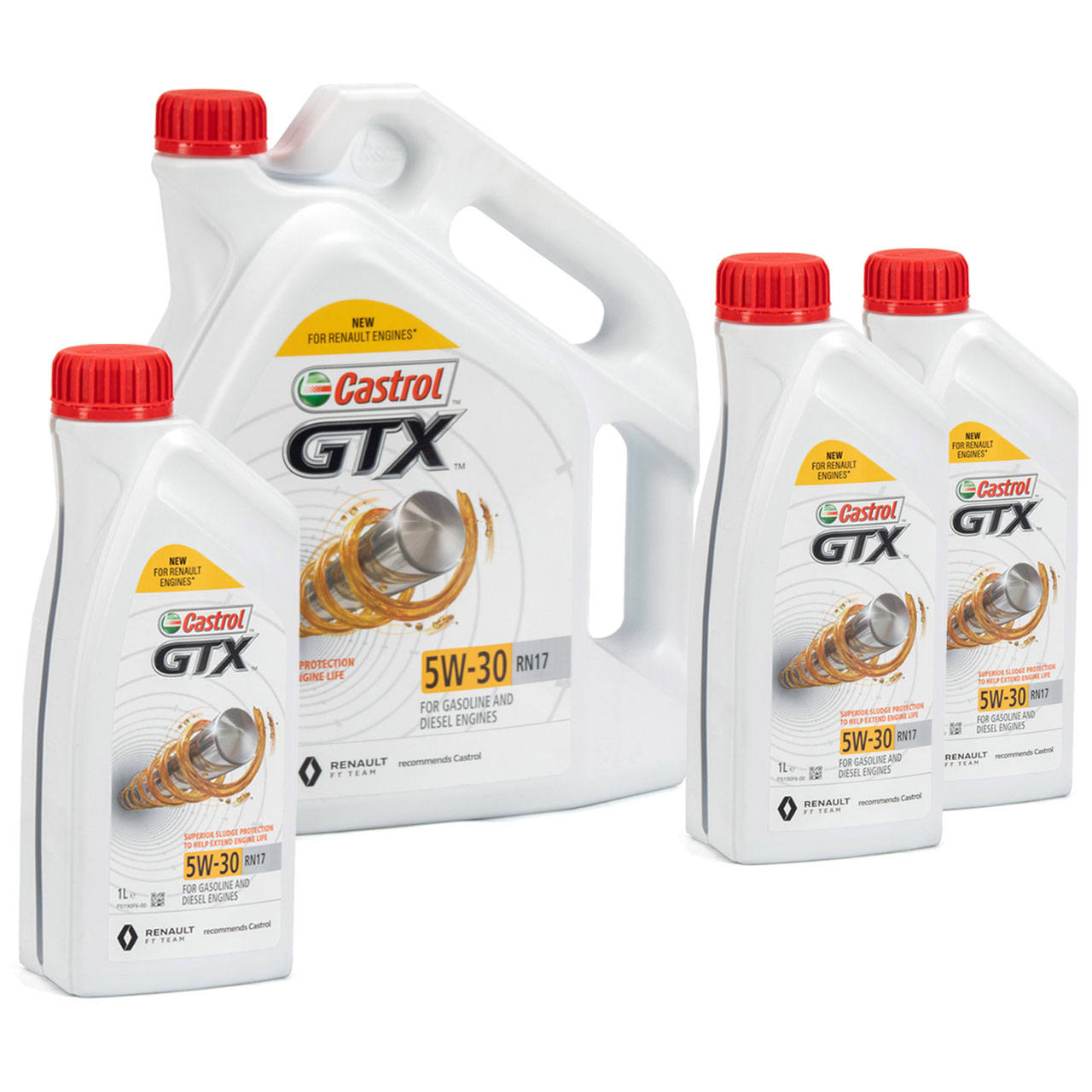 8L 8 Liter CASTROL GTX 5W-30 RN17 Motoröl Öl ACEA C3 Renault RN17 MB 226.52