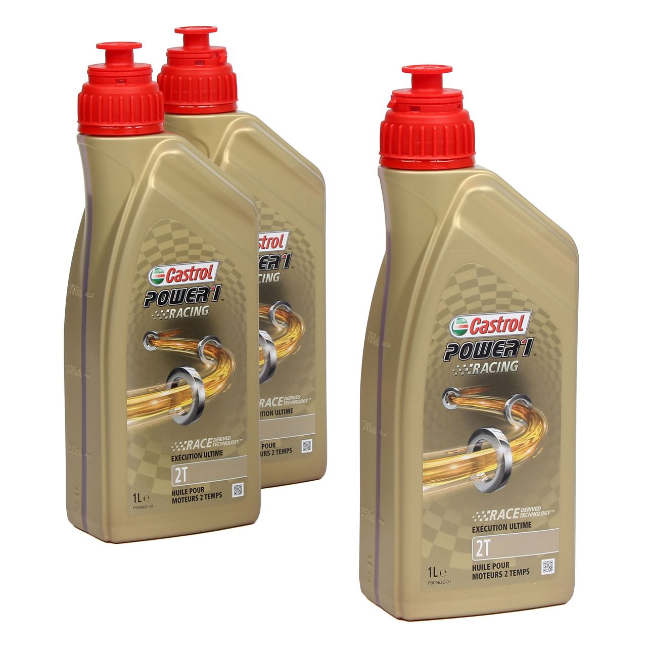 CASTROL POWER 1 RACING Motoröl Öl 2T 2-TAKT API TC+ ISO-L-EGD JASO FD - 3L