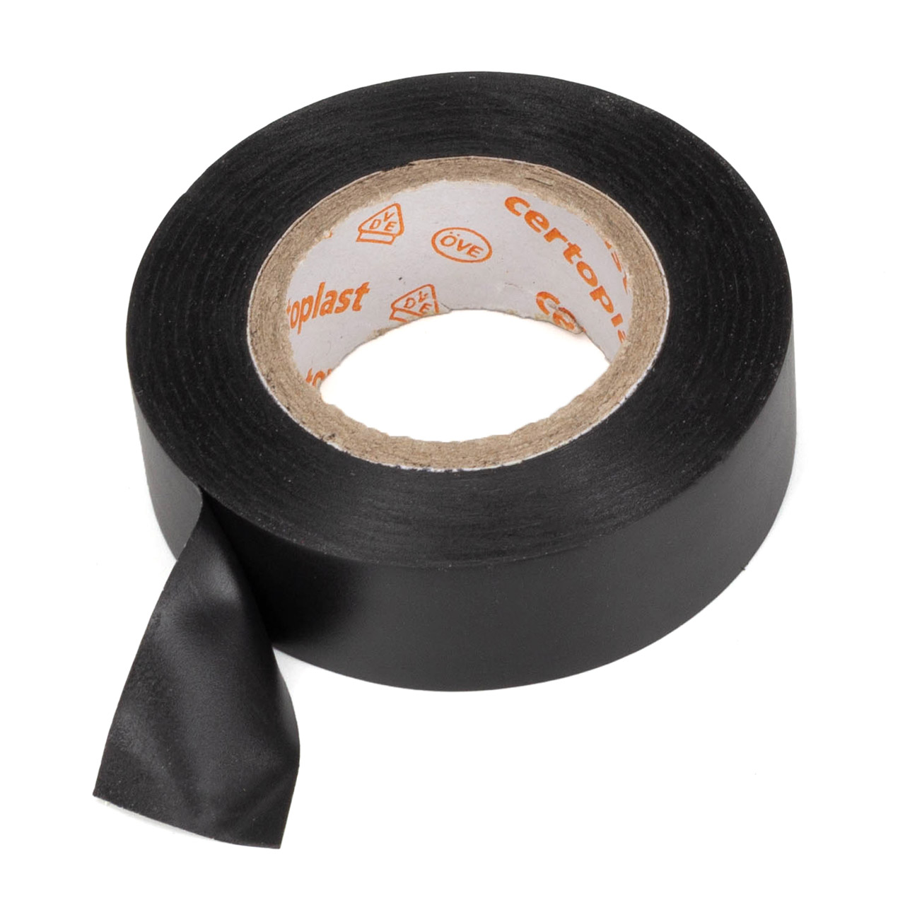 10 Rollen CERTOPLAST Isolierband PVC Klebeband Isolier-Tape ISO-Band 15mmx10m SCHWARZ