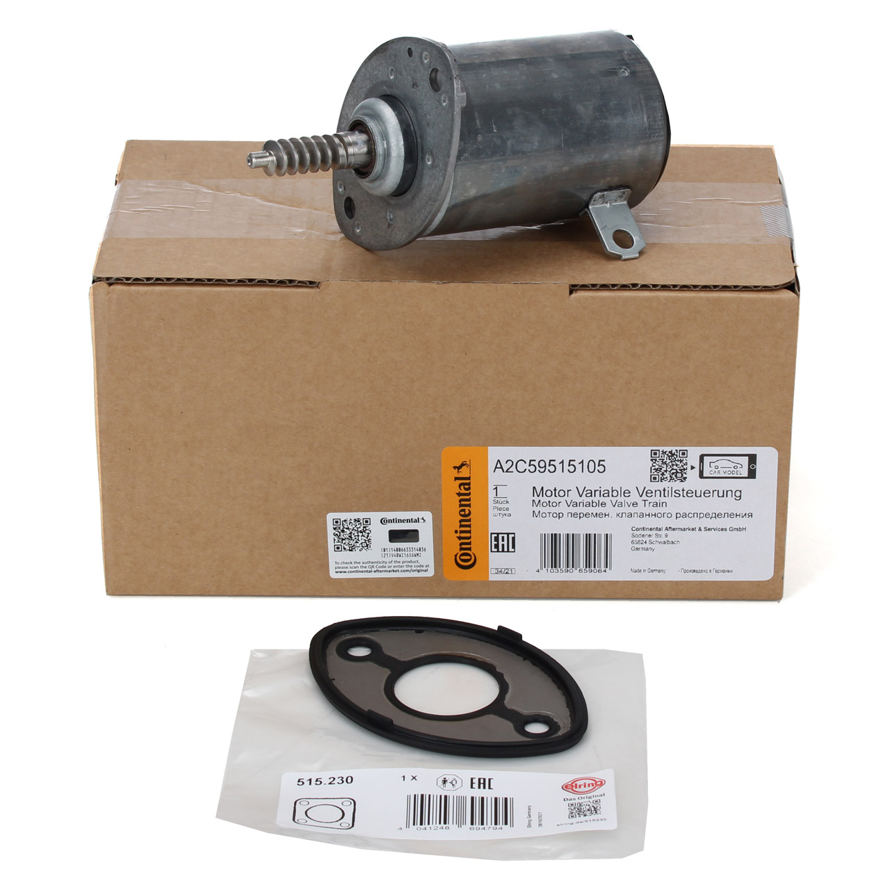 CONTI Stellelement Exzenterwelle + ELRING Dichtung BMW E81-88 E90-93 E60 F10 F11 N52