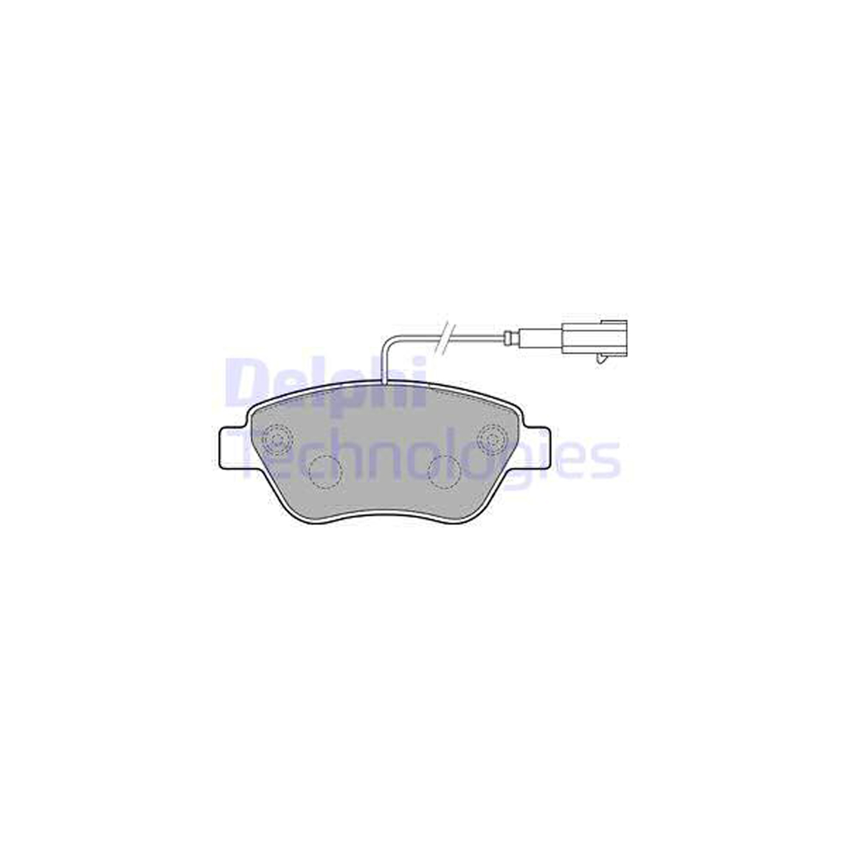 DELPHI Bremsscheiben + Bremsbeläge + Sensor FIAT Punto (199_) ab 07.2014 vorne