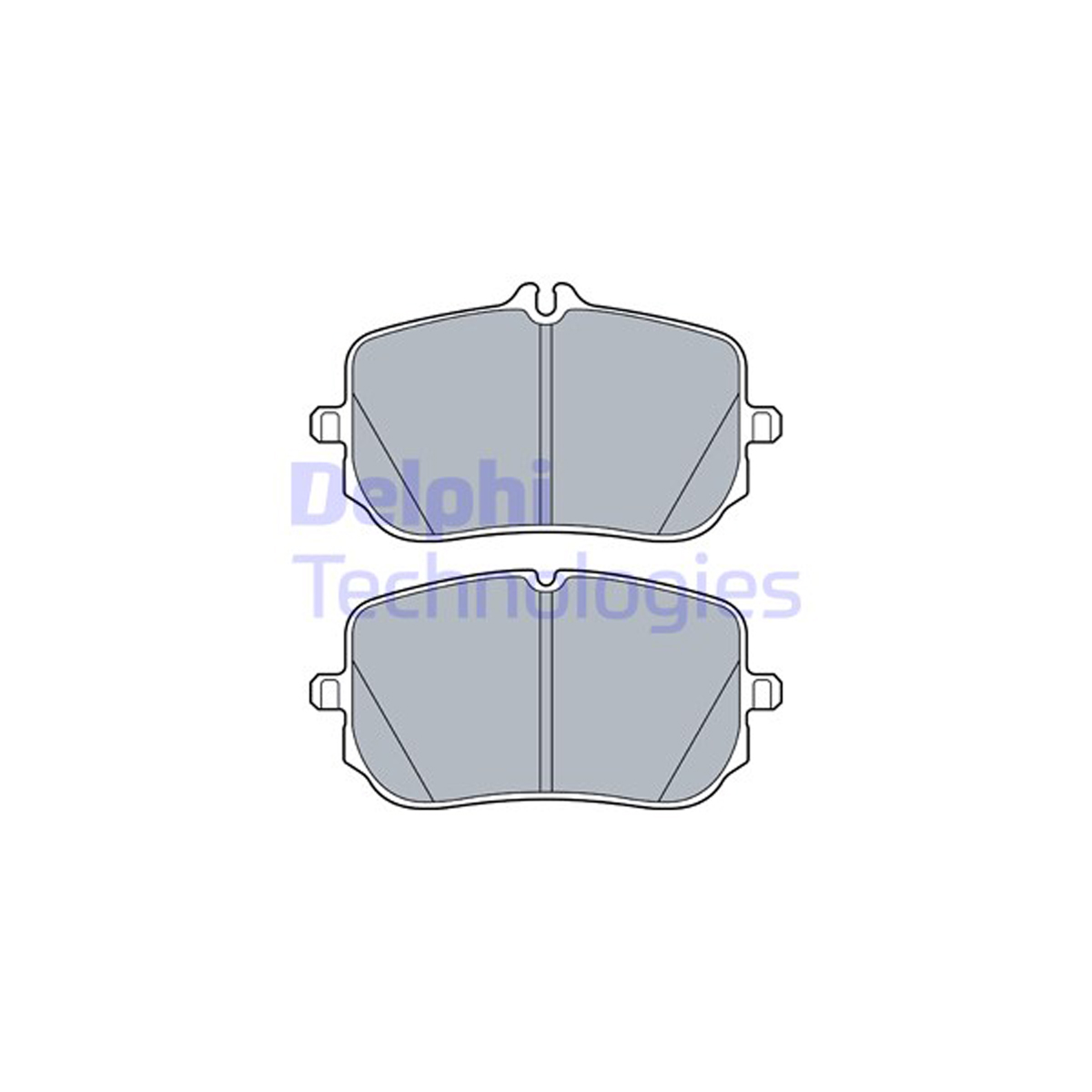 DELPHI Bremsscheiben Beläge Sensor MERCEDES W/V177 W247 C118 H/X247 ohne Sportpaket vorne