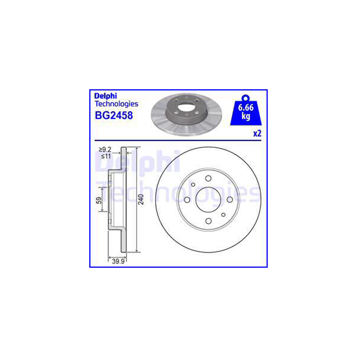 HIRSCHER Bremsscheiben + TEXTAR Bremsbeläge FIAT Panda (169_) Punto (176_) (188_) vorne