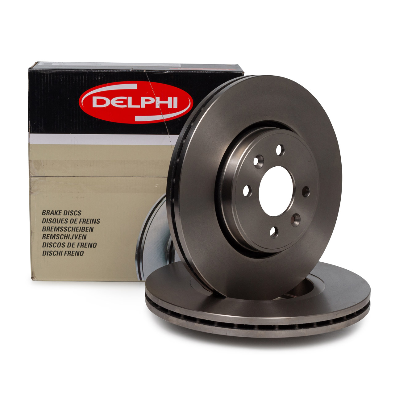 DELPHI BG3430 Bremsscheiben Satz RENAULT Kangoo Laguna 1 Megane 1 2 Scenic 1 2 Wind vorne