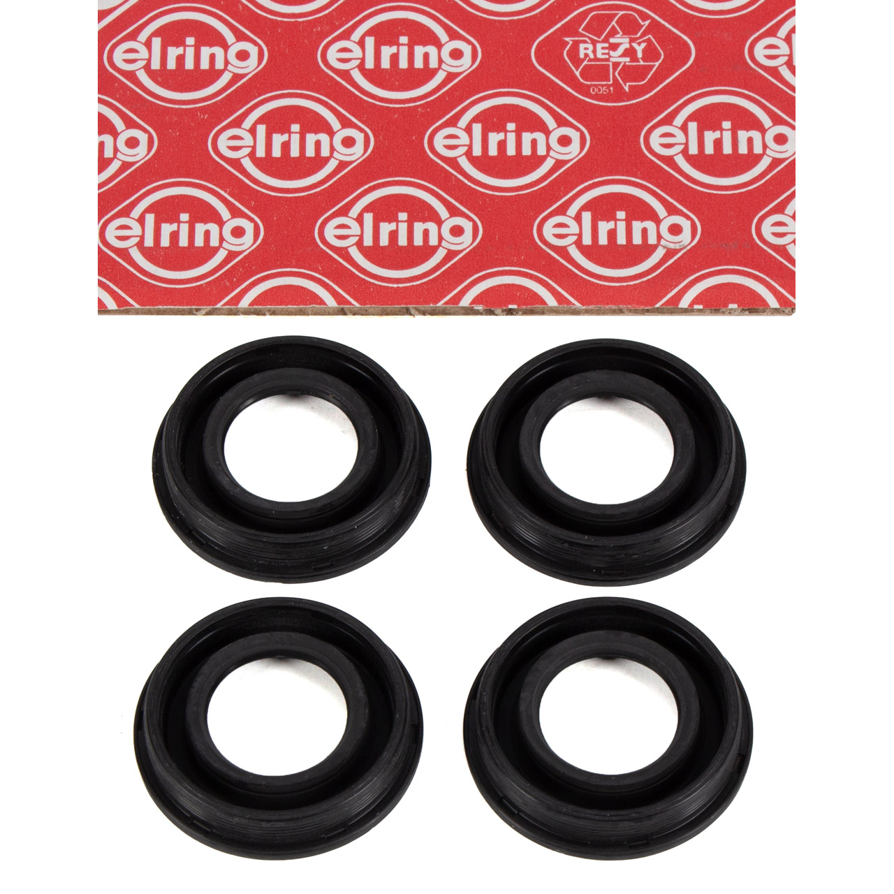 4x ELRING 722.080 Dichtung Düsenhalter AUDI CITROEN FORD LAND ROVER PEUGEOT SEAT SKODA VW