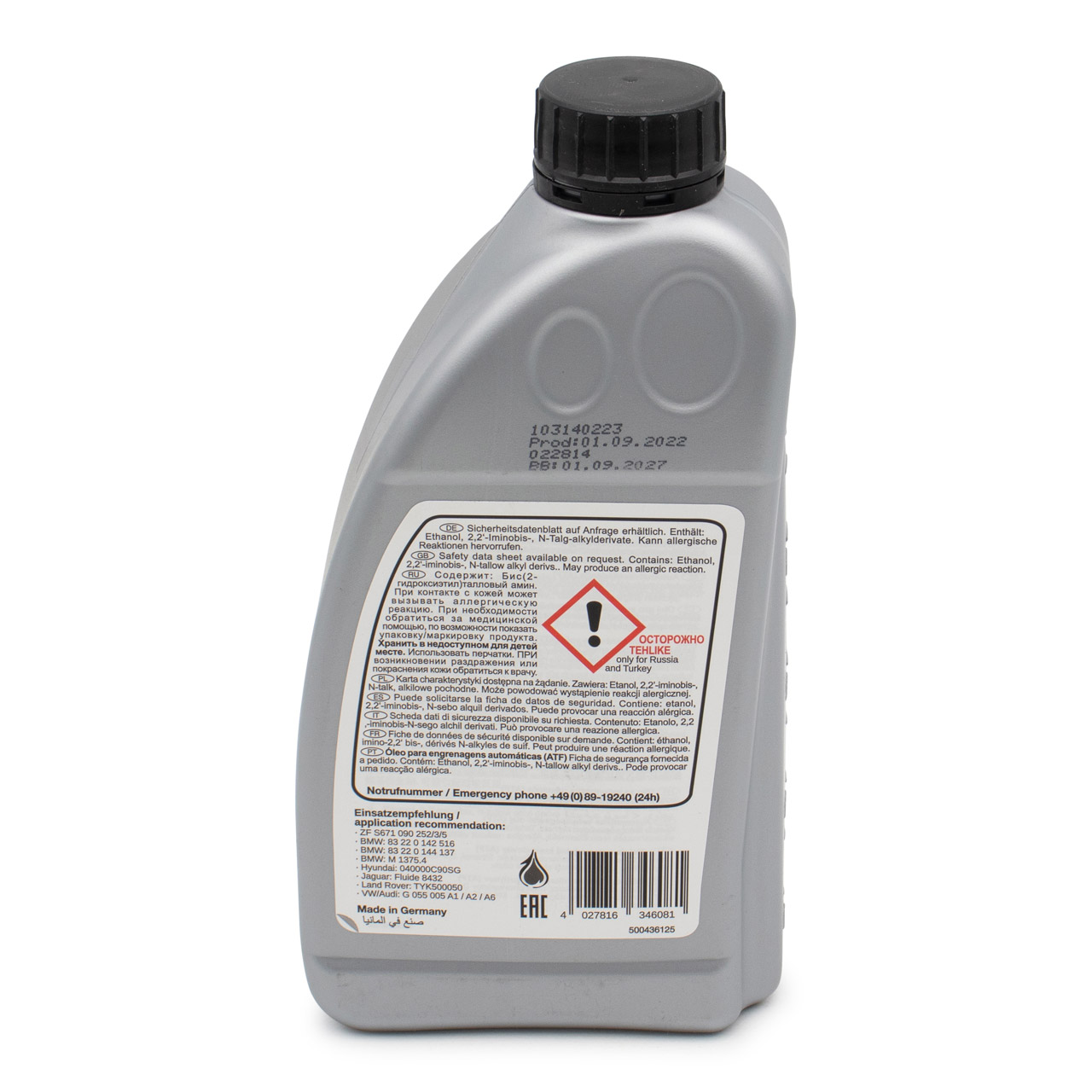 1L 1 Liter FEBI 34608 ATF Automatikgetriebeöl AUDI BMW HYUNDAI JAGUAR PORSCHE VW