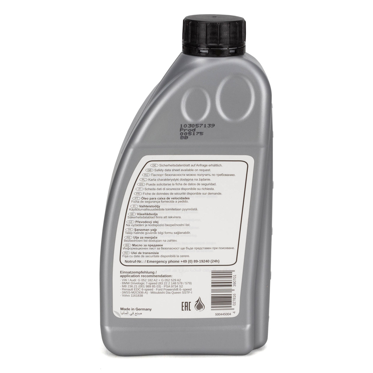 FEBI 39070 DSG Automatikgetriebeöl VW TL 52 182 DCTF-1 GELB - 1L 1 Liter