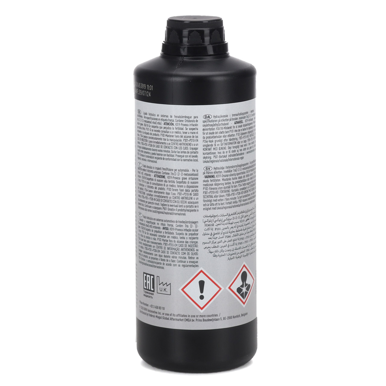 FERODO FBX050A Bremsflüssigkeit Kupplungsflüssigkeit DOT 4 / 500ML