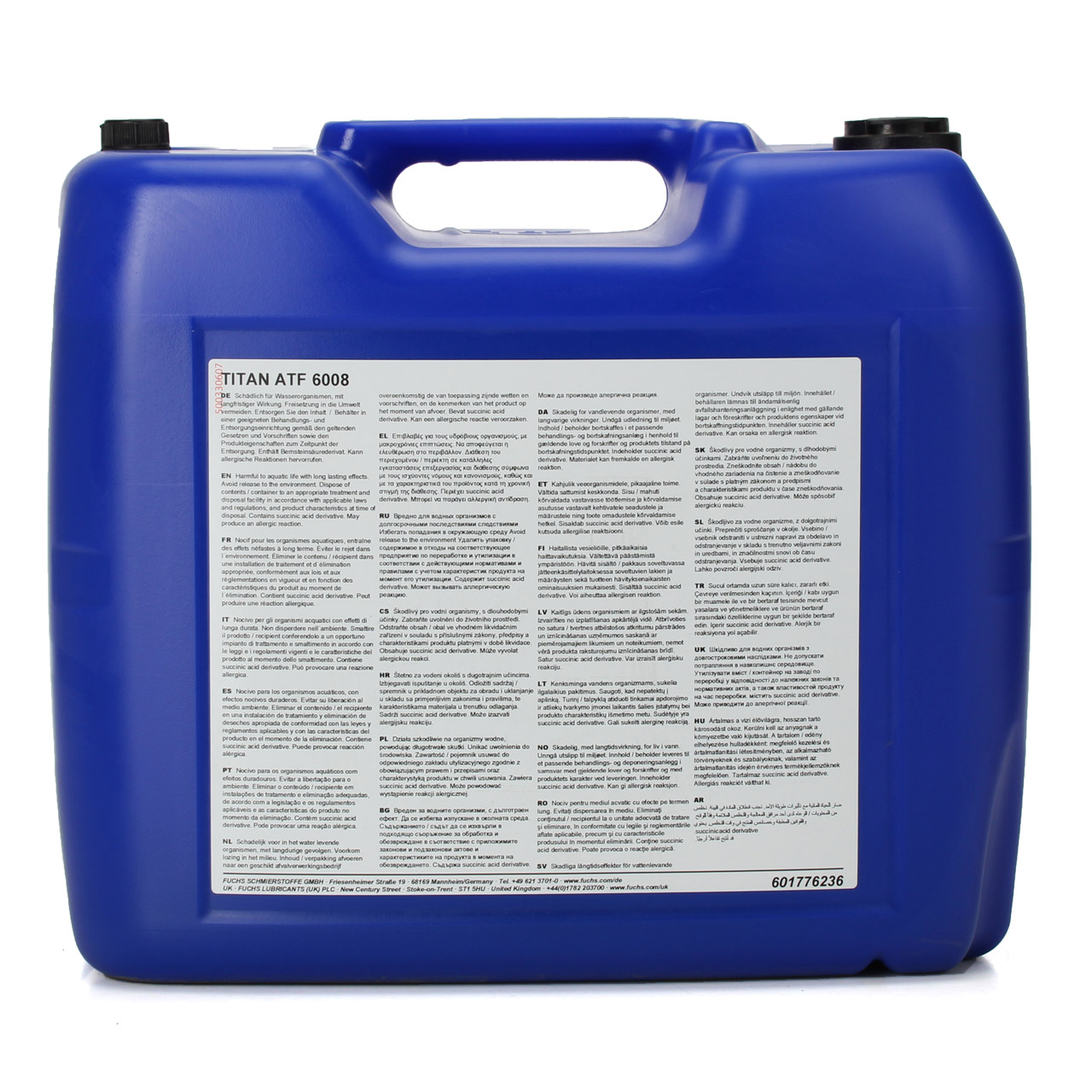 20L 20 Liter FUCHS TITAN ATF 6008 Getriebeöl Automatikgetriebeöl VW BMW ZF