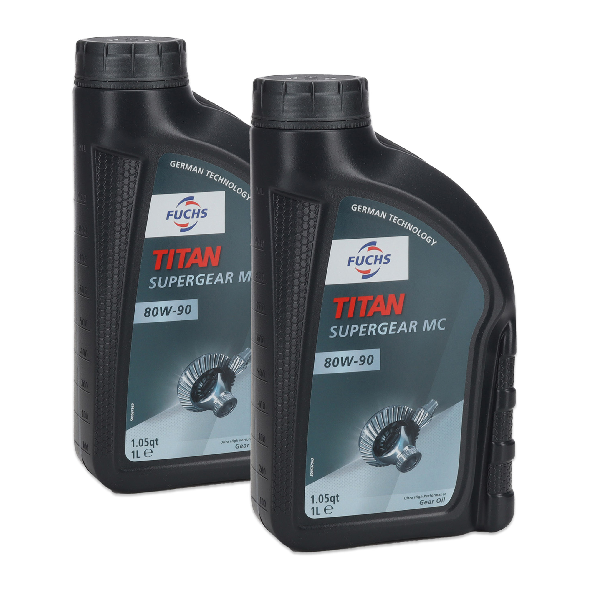 2L 2 Liter FUCHS TITAN SUPERGEAR MC 80W90 Getriebeöl Schaltgetriebeöl API GL-4/5