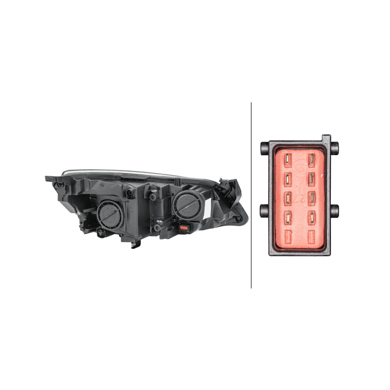 HELLA 1EG010011-351 HALOGEN Scheinwerfer OPEL Astra J ab 2011 links 1216674 / 13365290