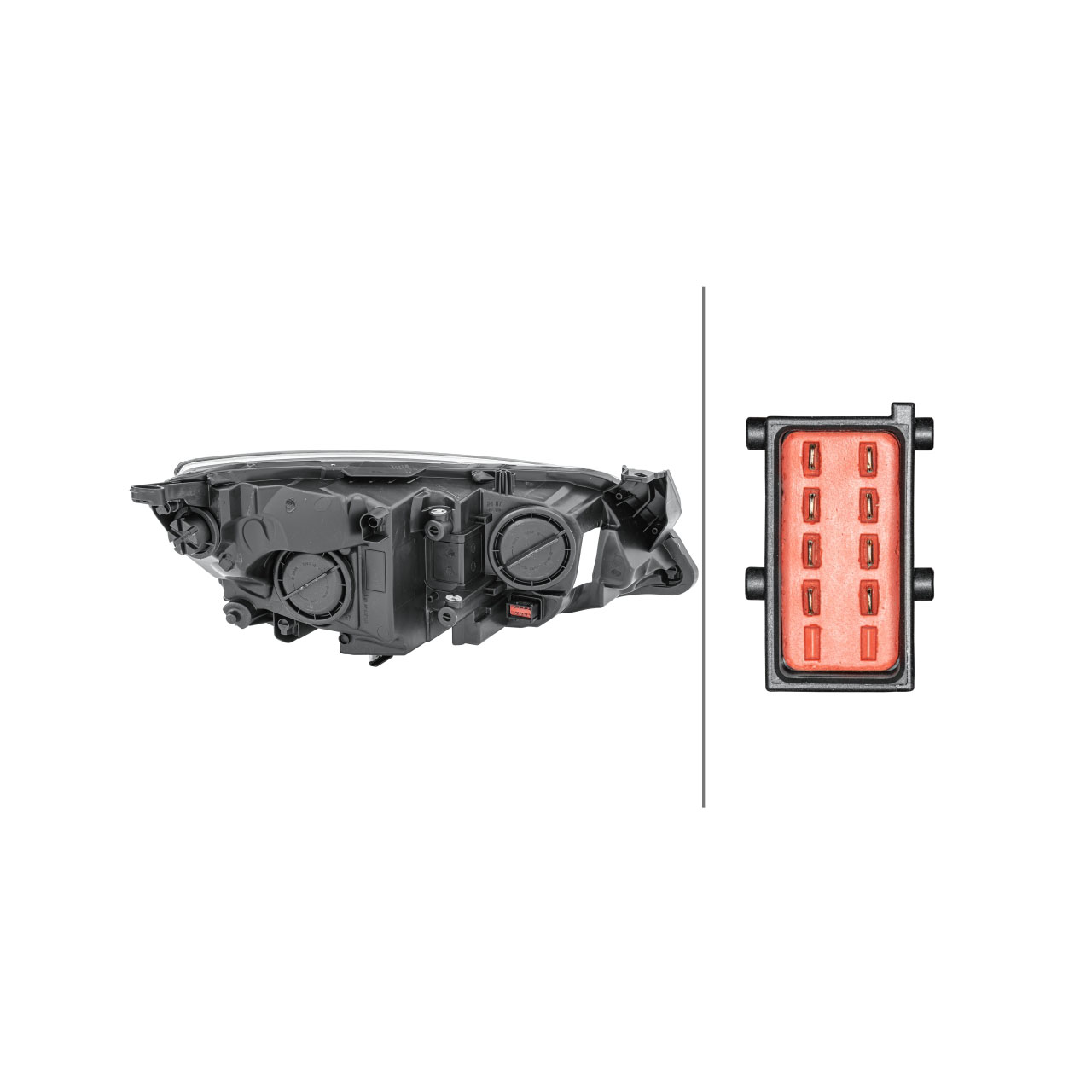 HELLA 1EG010011-611 HALOGEN Scheinwerfer OPEL Astra J ab 08.2012 links 1216724 / 13371595