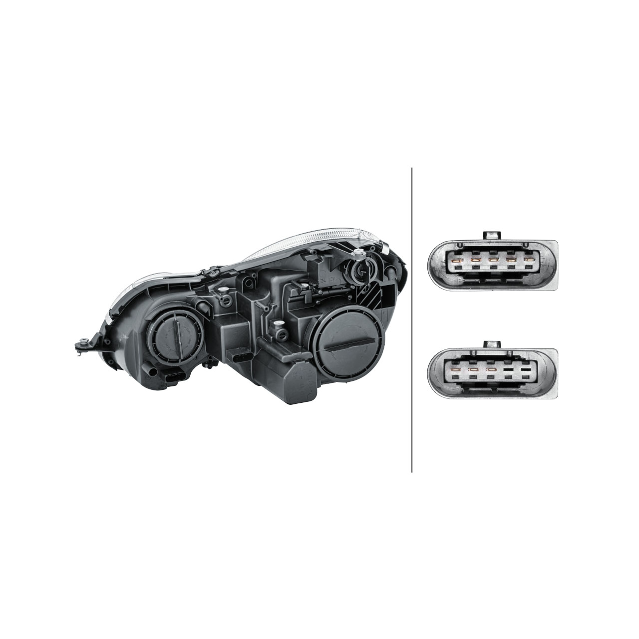 HELLA 1EL009260-081 HALOGEN Scheinwerfer MERCEDES W211 S211 ab 06.2006 rechts 2118203061