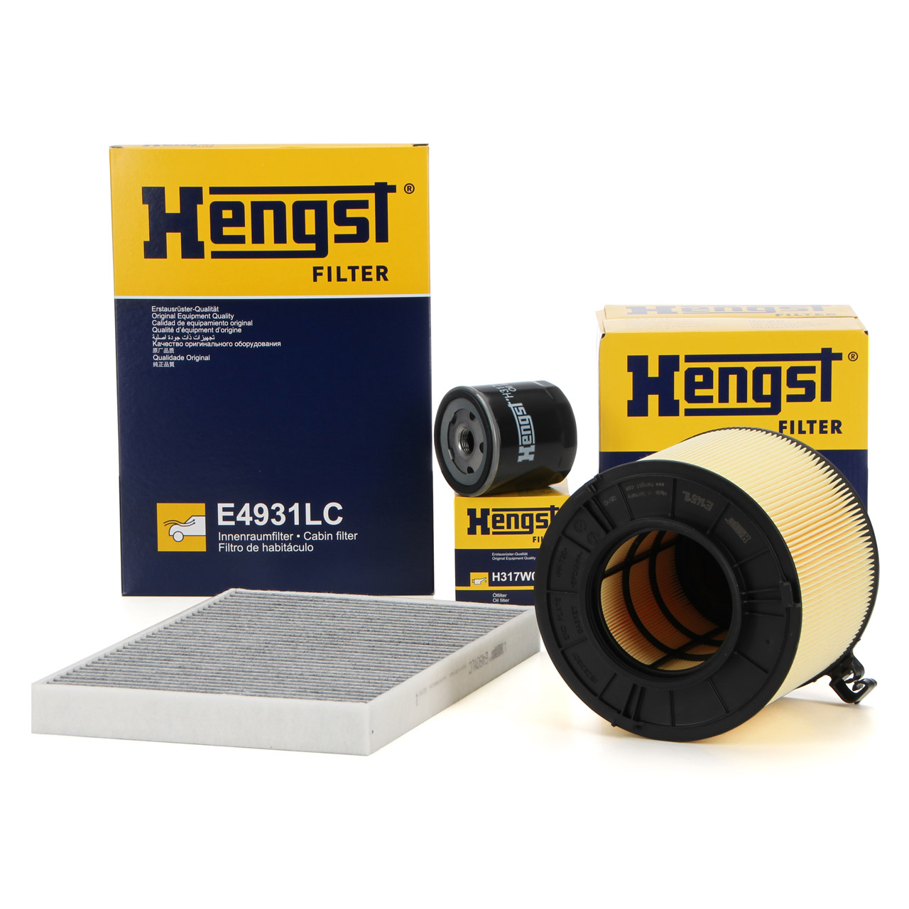 HENGST Filter-Set AUDI A4 (B9) A5 (F5) 1.4 TFSI 150 PS CVNA