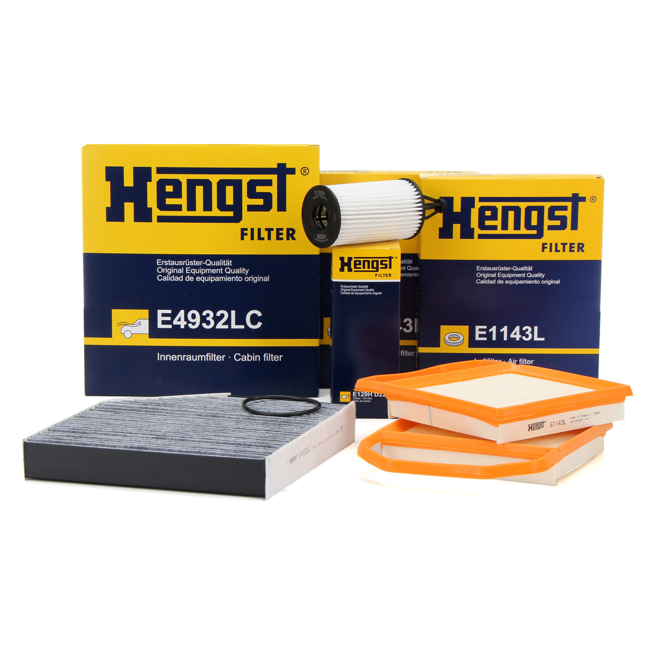 HENGST Filter-Set MERCEDES C-Klasse W205 E-Klasse W213 GLC X253 C253 400 450 43 AMG M276