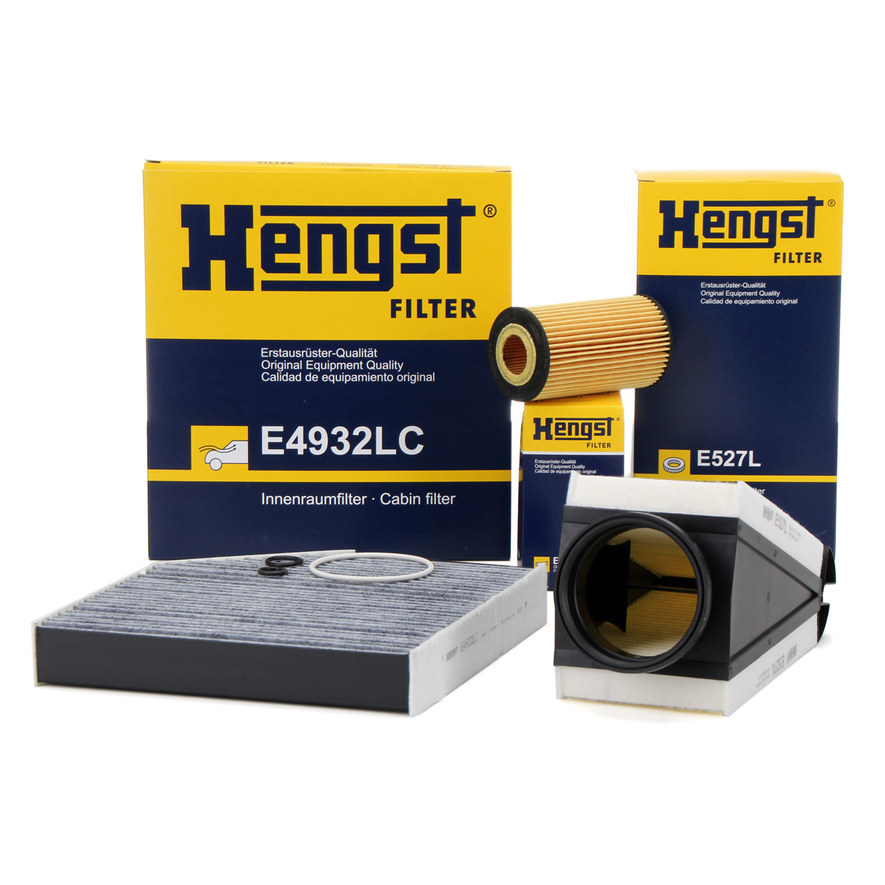 HENGST Filterset Filterpaket 3-tlg MERCEDES-BENZ C-Klasse W205 S205 C205 A205 OM651