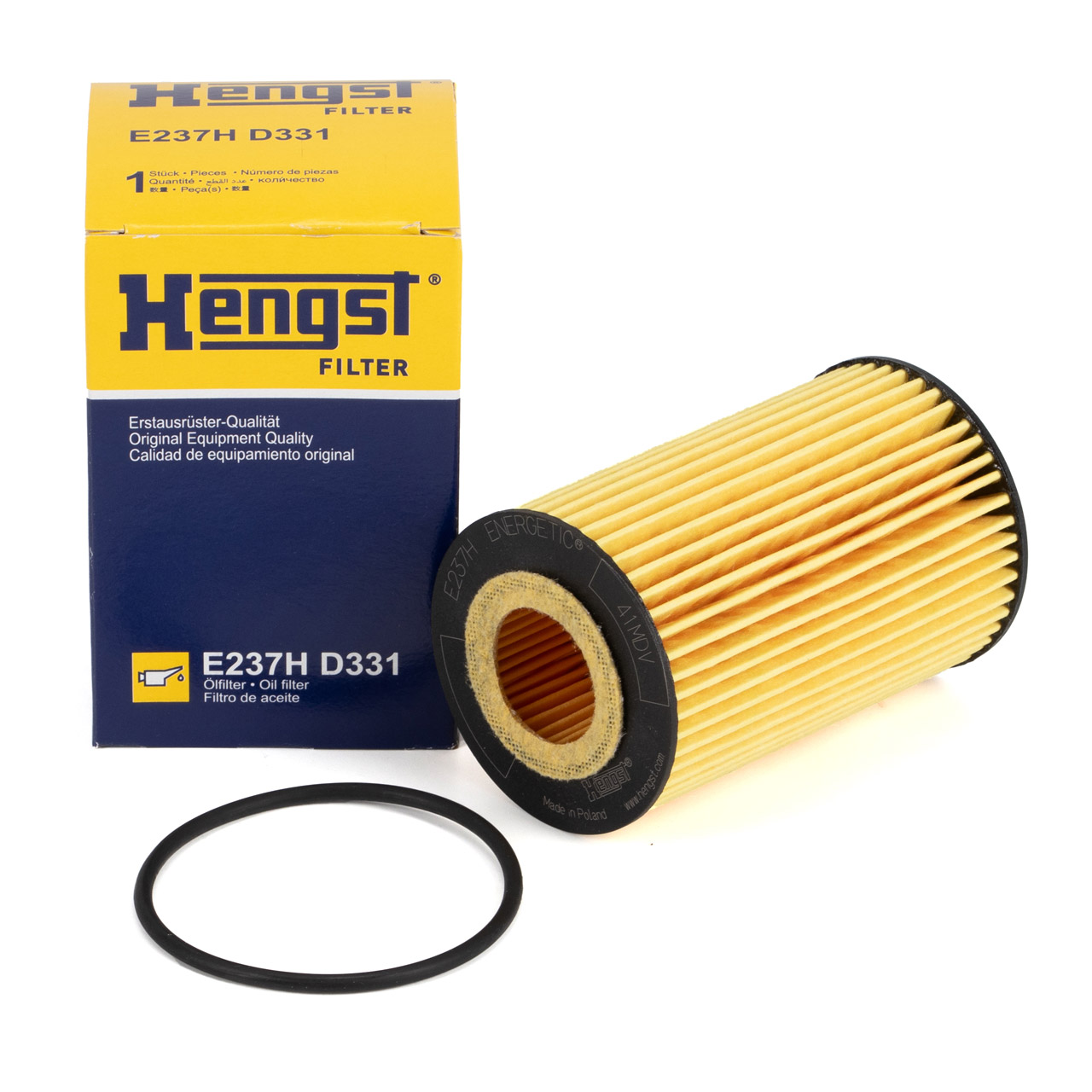 HENGST E237HD331 Ölfilter AUDI A4 S4 B8 A5 S5 8T A6 C7 3.0 TFSI quattro 06E115562H