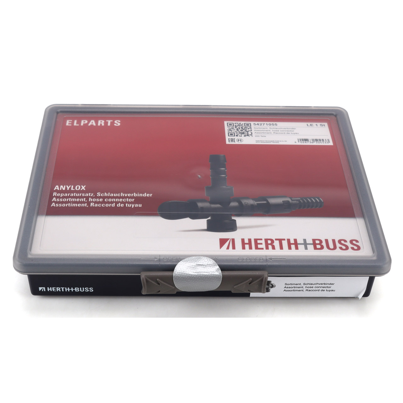 HERTH+BUSS ELPARTS 54271055 Schlauchverbinder Sortiment Reparatursatz + Dichtungen 200-tlg