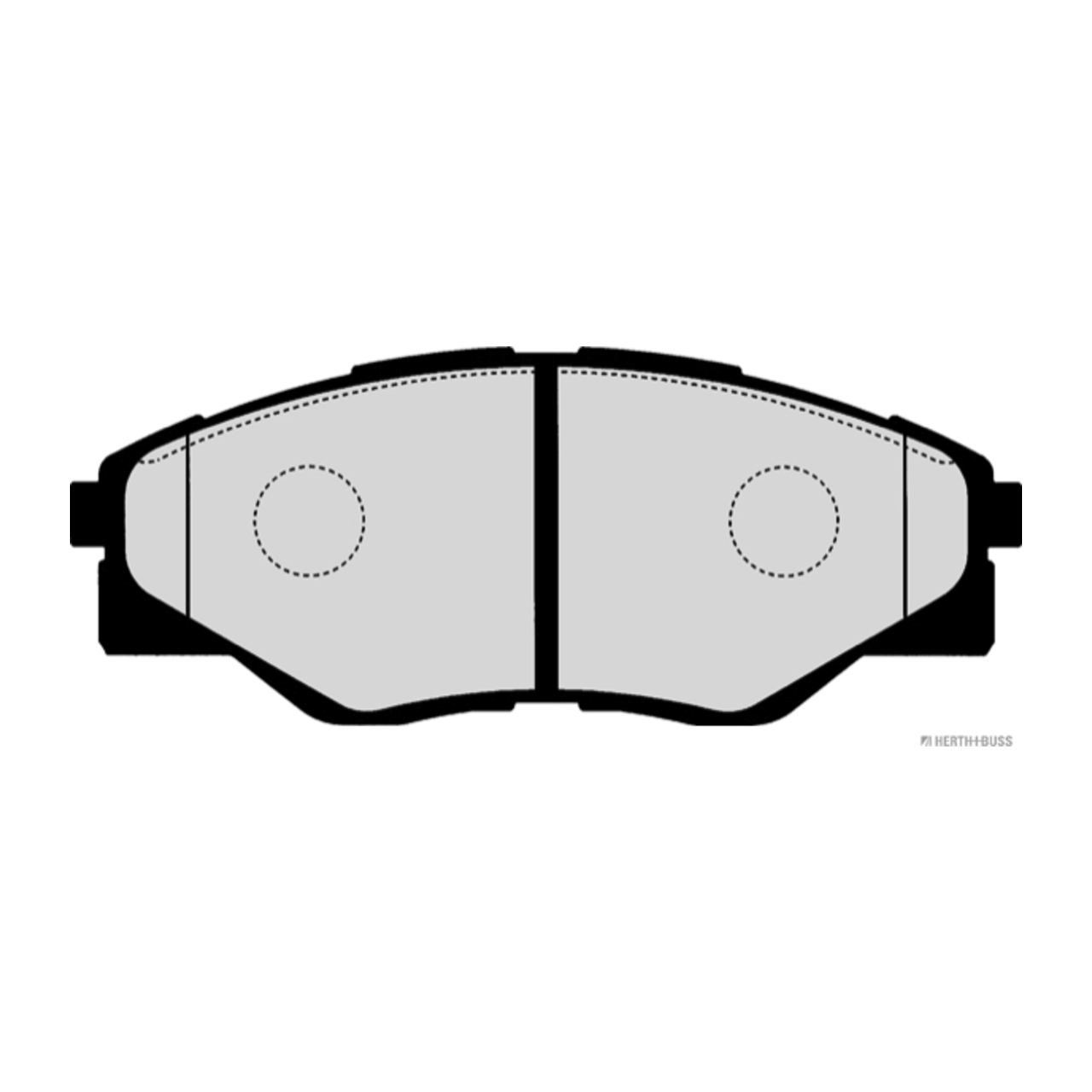 HERTH+BUSS JAKOPARTS Bremsbeläge Bremsklötze TOYOTA Hilux 7 mit 275mm ab 08.2008 vorne