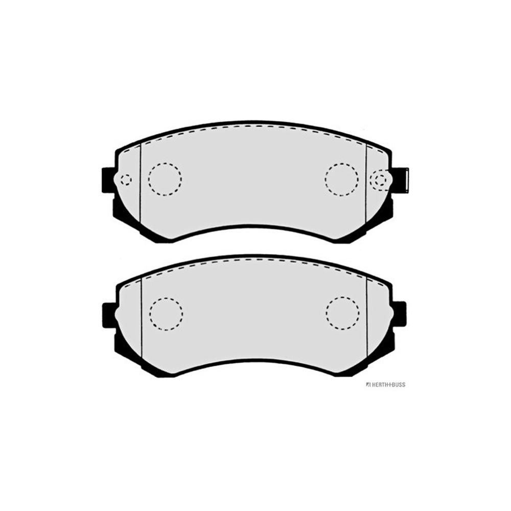 HERTH+BUSS JAKOPARTS Bremsbeläge Bremsklötze NISSAN Patrol GR V (Y61) hinten