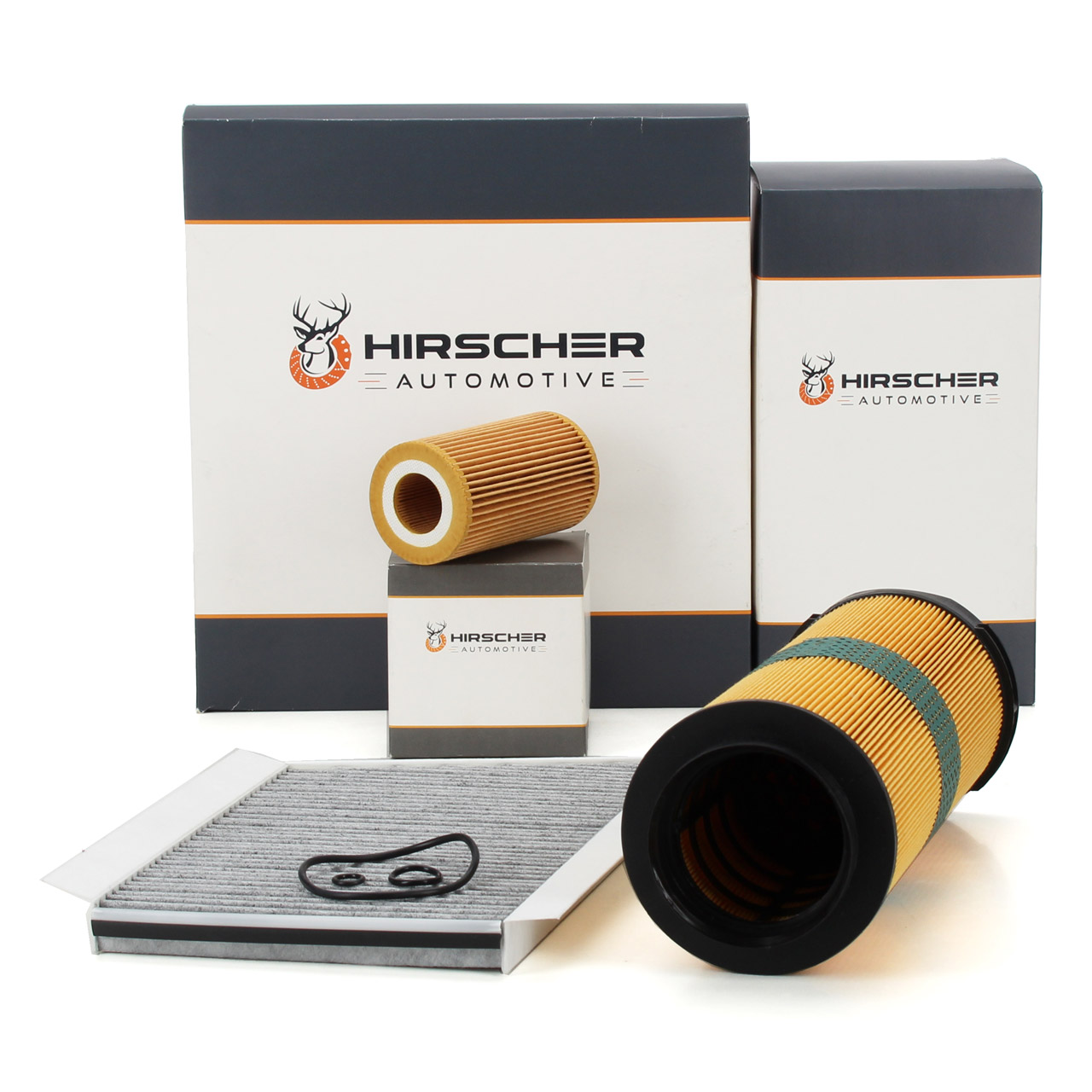 HIRSCHER Filter-Set 3-tlg MERCEDES C-Klasse W203 S203 CL203 C200CDI C220CDI OM646