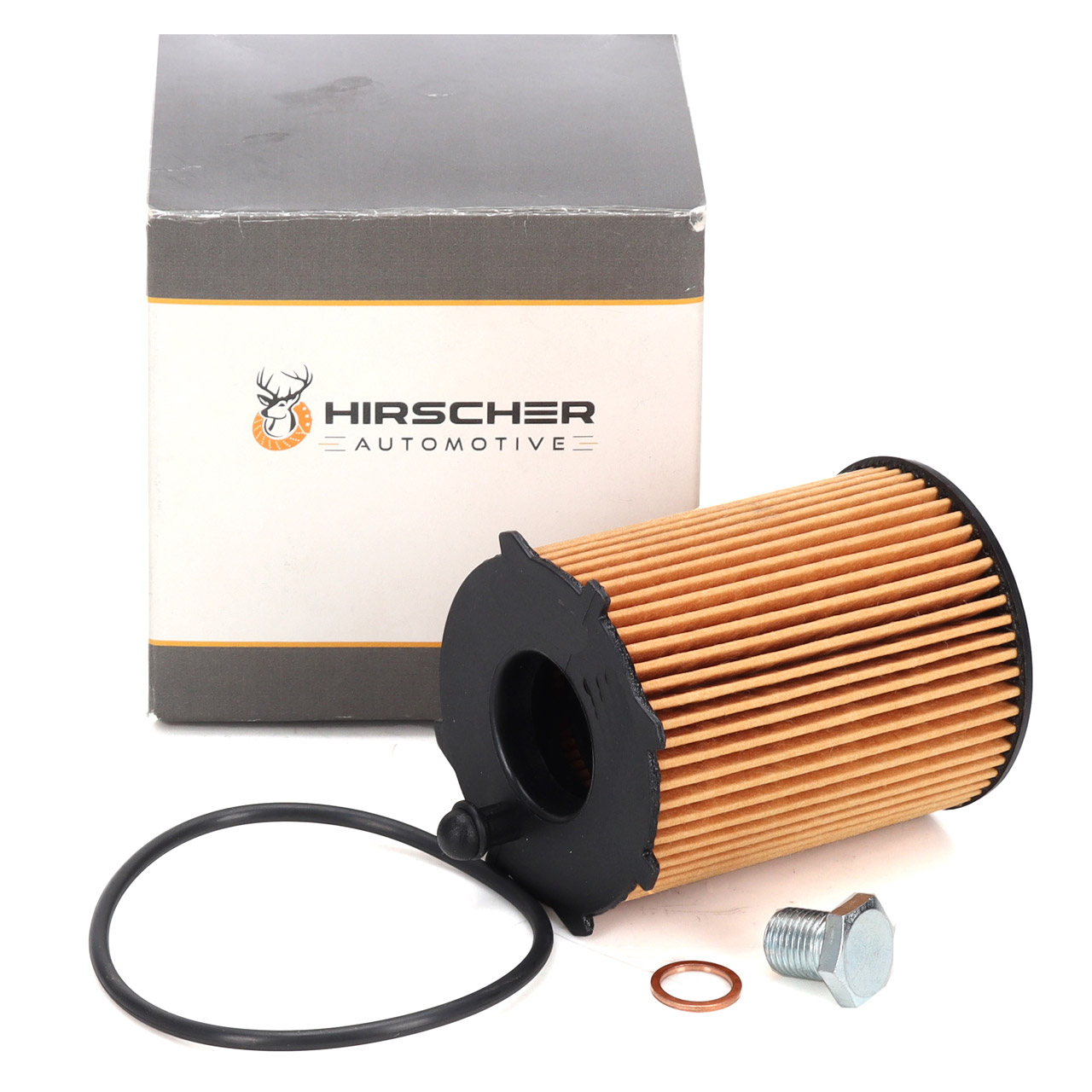 HIRSCHER Ölfilter + Schraube ALFA ROMEO Mito 955 FIAT 500 / C Panda 312 319 Punto 199 0.9