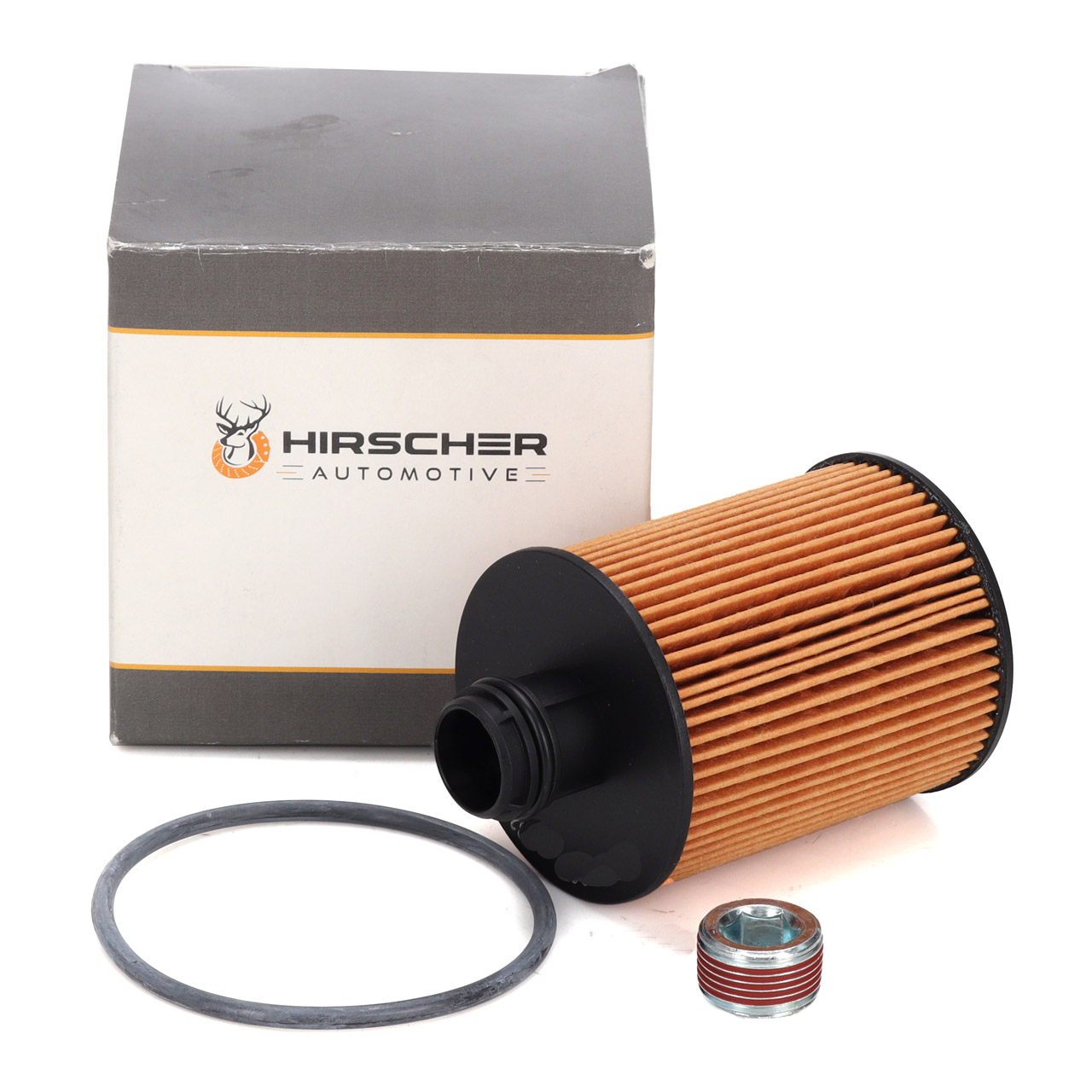 HIRSCHER Ölfilter + Schraube FIAT 500 Panda 312 319 Doblo 263 Punto 199 Tipo 356 357 1.3 D