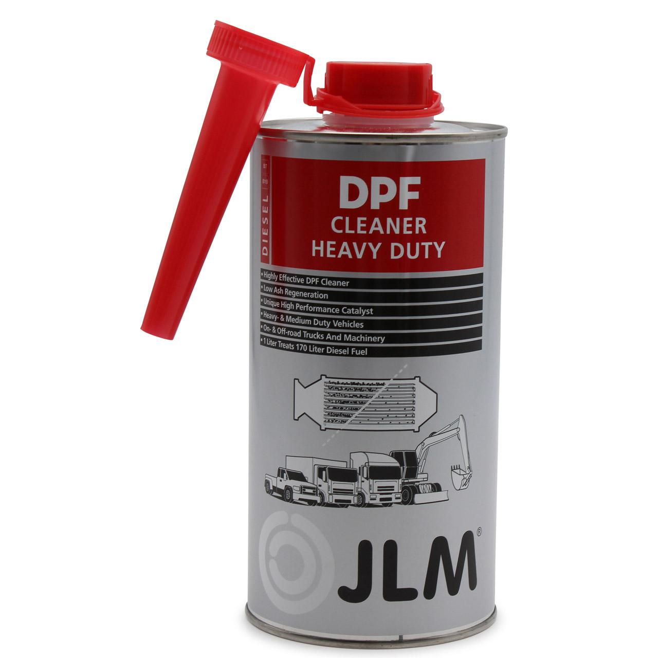 JLM J02215 Heavy Duty DPF Reiniger Additiv für Nutzfahrzeuge Traktoren 1L 1000ml