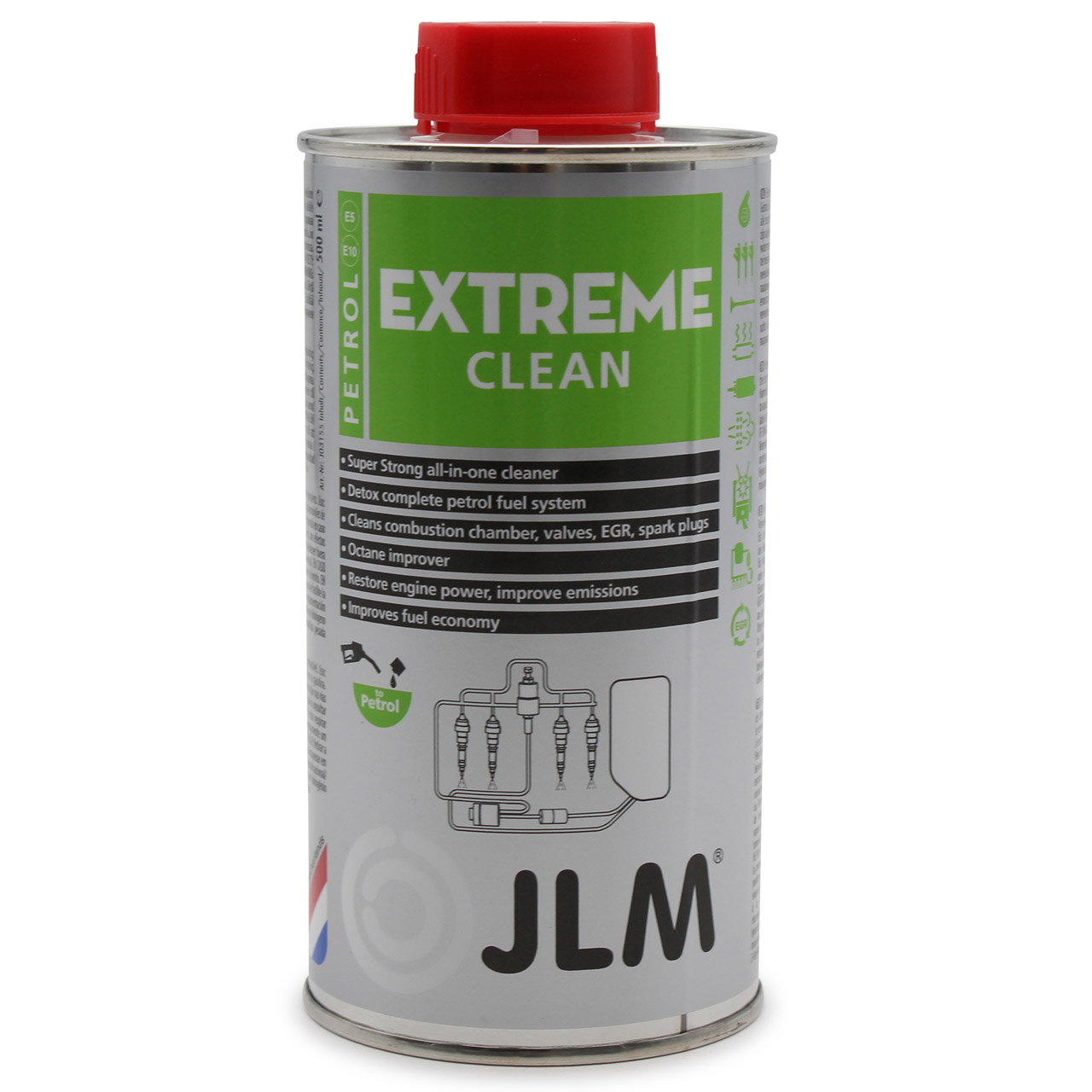 2x 500ml JLM J03155 Extreme Clean Benzin Systemreiniger Injektorreiniger Turbo