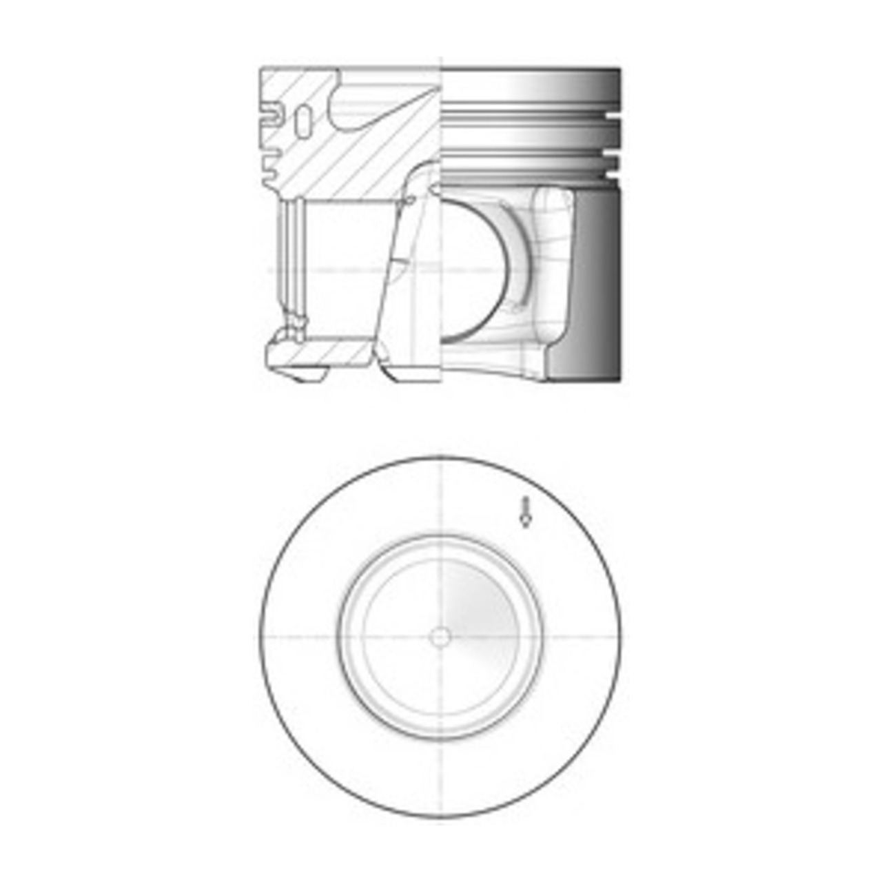 KOLBENSCHMIDT 41269600 Kolben BMW E90/91/92/93 F30/31 F32-36 F10/11 F12/13/06 F01 X5 N57