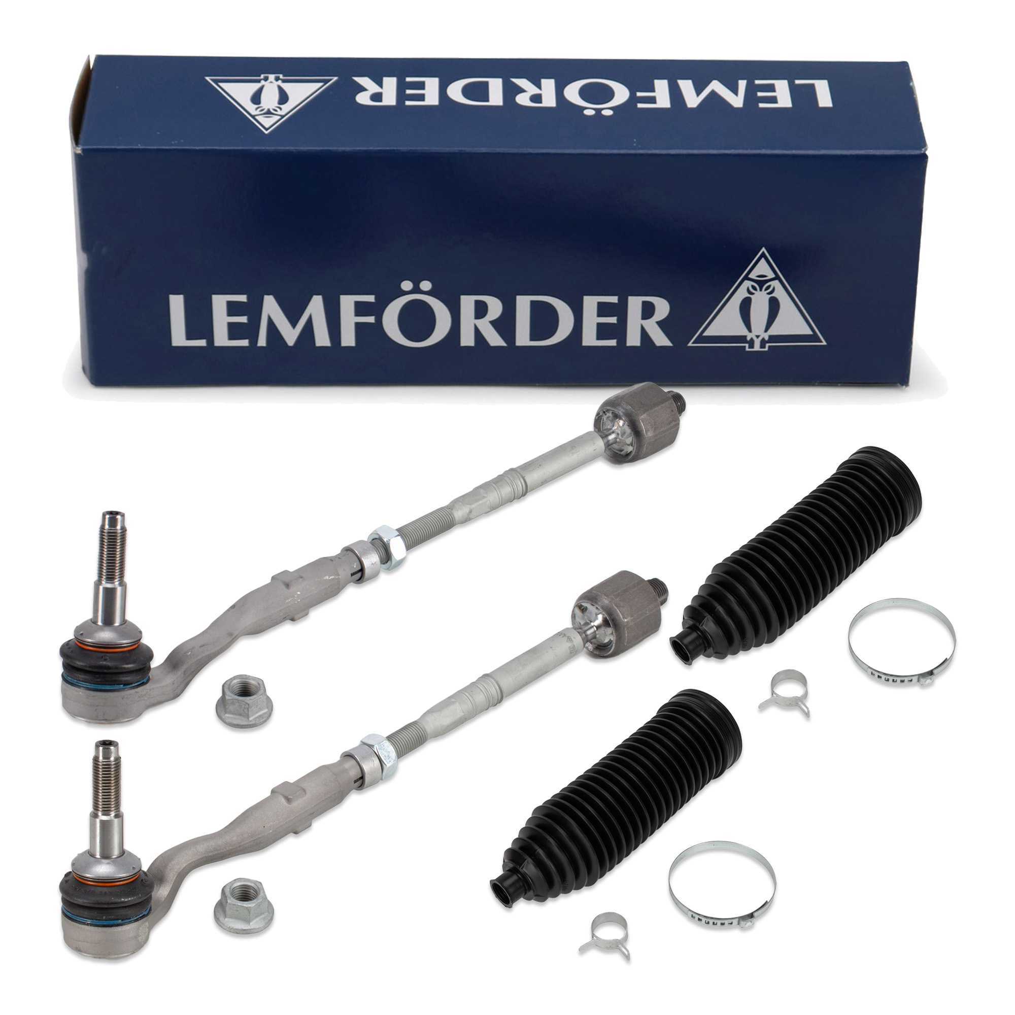 2x LEMFÖRDER Spurstange + Kopf + Manschette BMW X5 F15 X5M F85 X6 F16 X6M F86 vorne