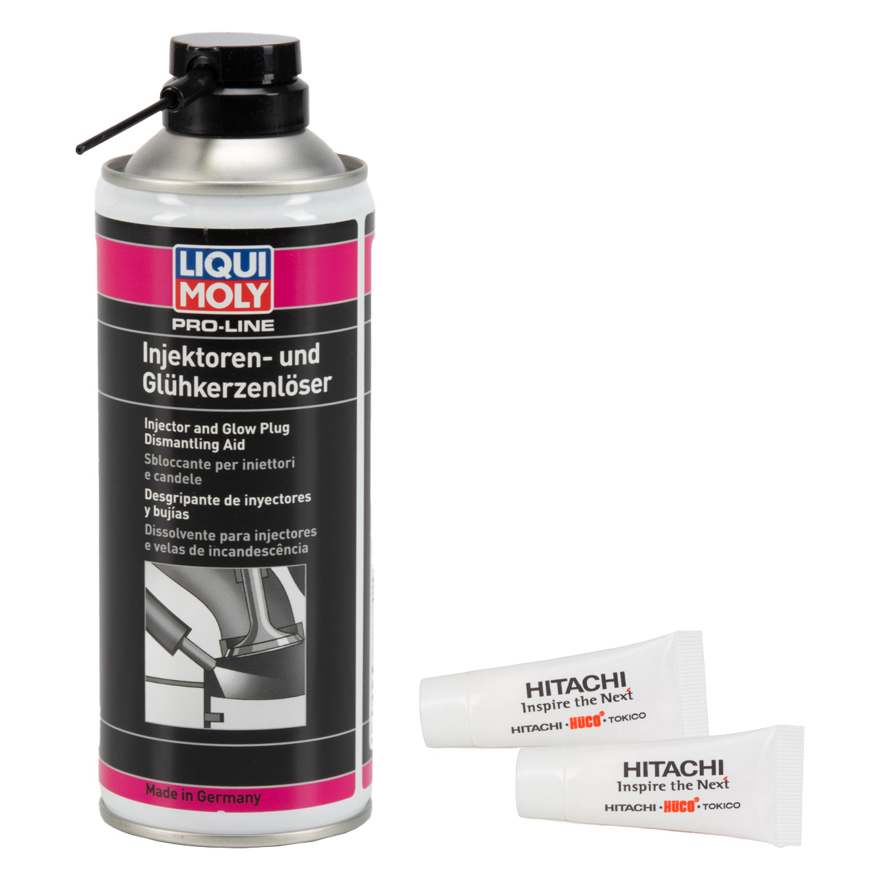 400ml LIQUI MOLY Pro Line Injektorenlöser Glühkerzenlöser Sprühdose + 20g Kerzenfett