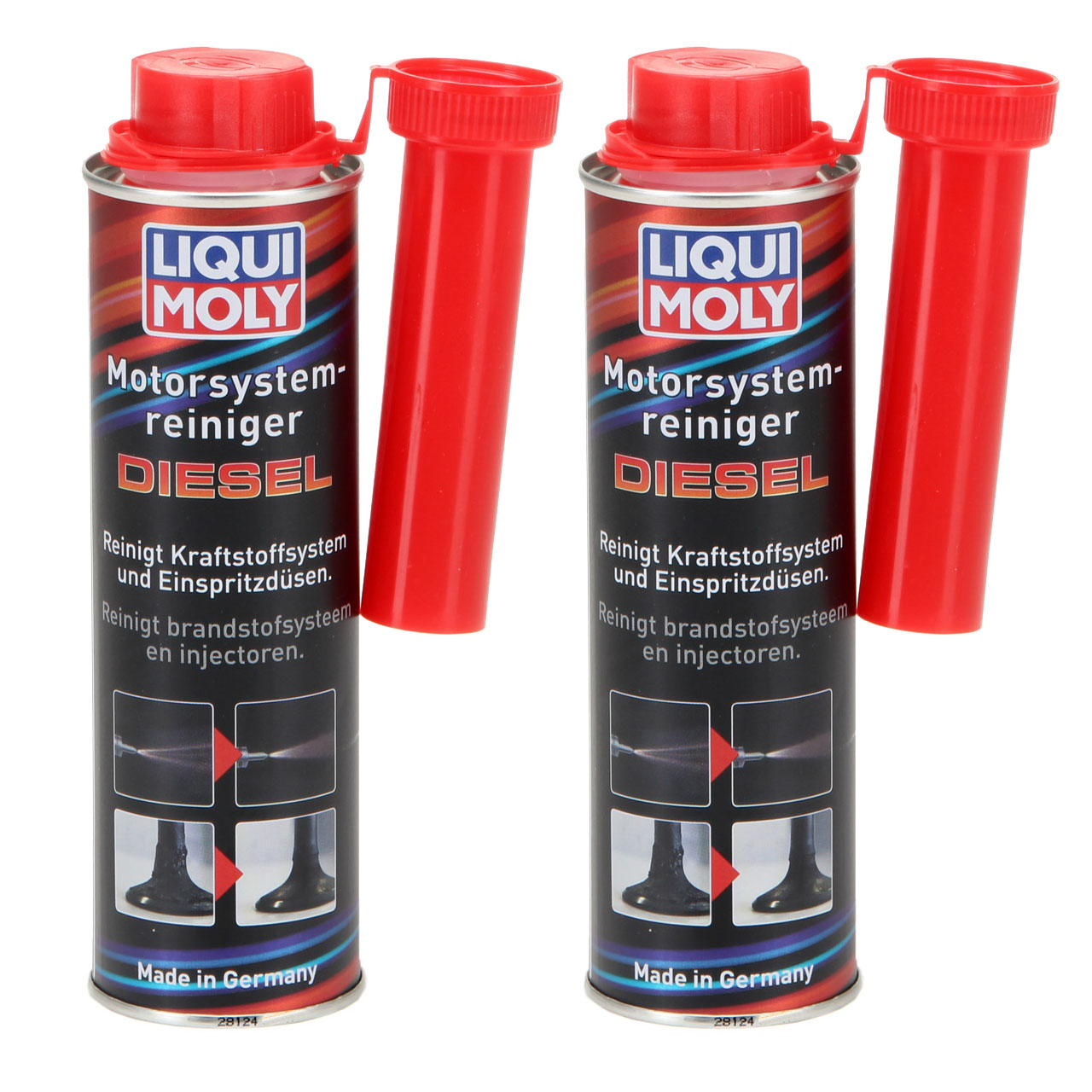 2x 300ml LIQUI MOLY 5128 Motorsystem Motor System Reiniger DIESEL Additiv