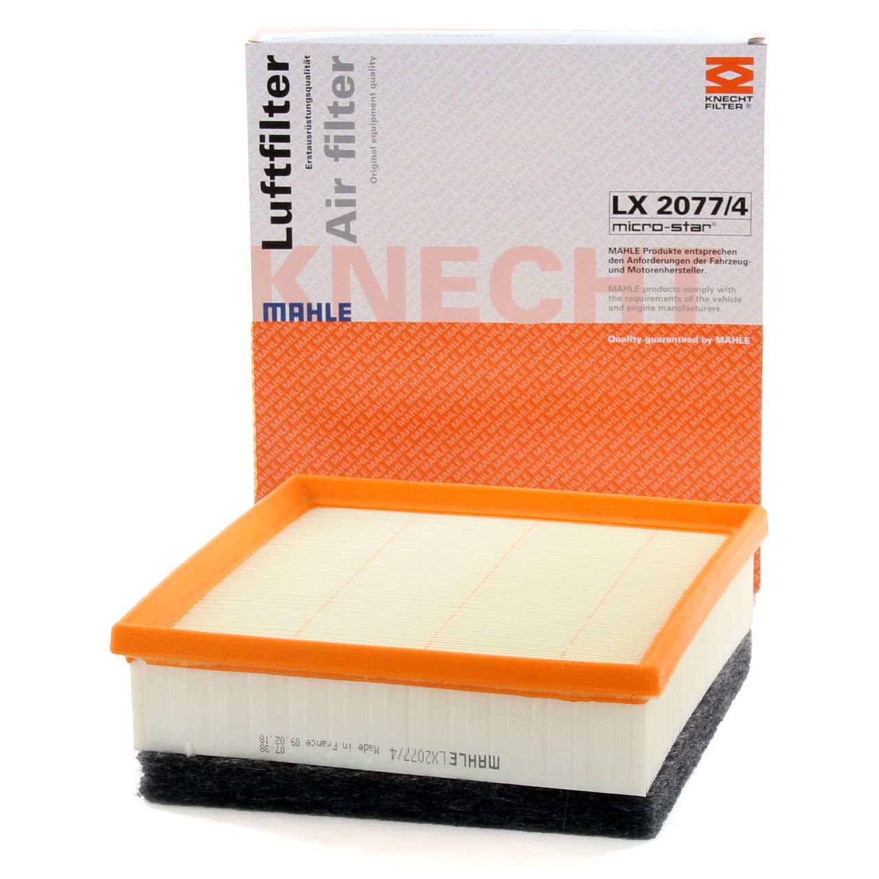 MAHLE LX2077/ Luftfilter BMW F20 F21 F22 F23 F30-31 F32-36 13718511668