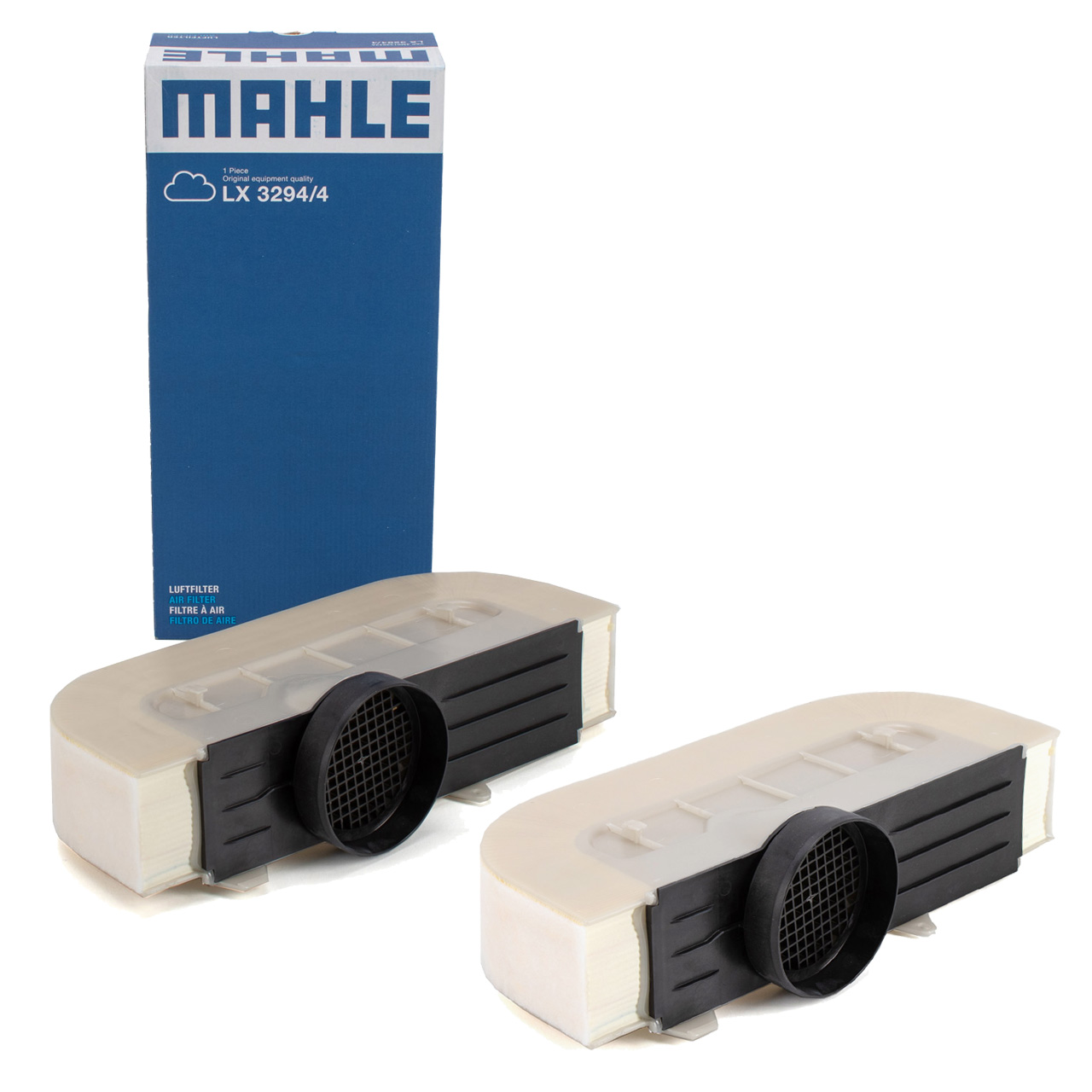 2x MAHLE LX3294/4 Luftfilter VW Touareg CR7 4.0 V8 TDI Q7 4.0 SQ7 A8 D5 60 TDI Mild Hybrid