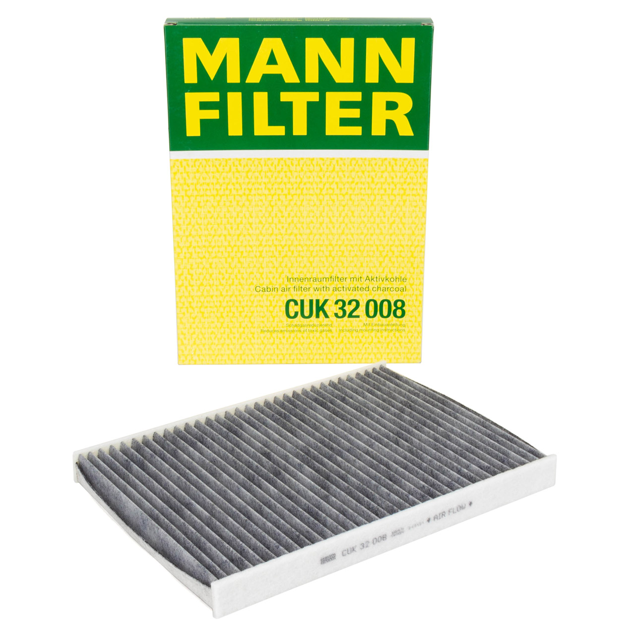 MANN CUK32008 Innenraumfilter Filtereinsatz Aktivkohle ALFA ROMEO Giulia 952 Stelvio 949