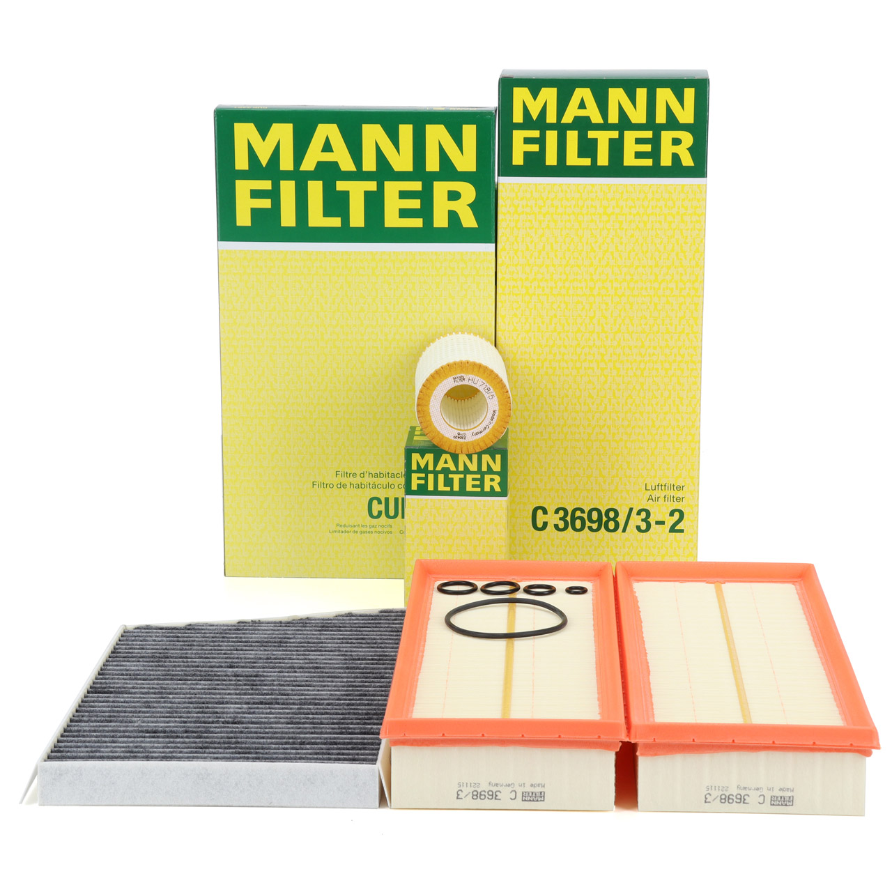 MANN Filter-Set MERCEDES C-Klasse W203 S203 CL203 CLK C/A209 230-55AMG M112 M113 M272 M273