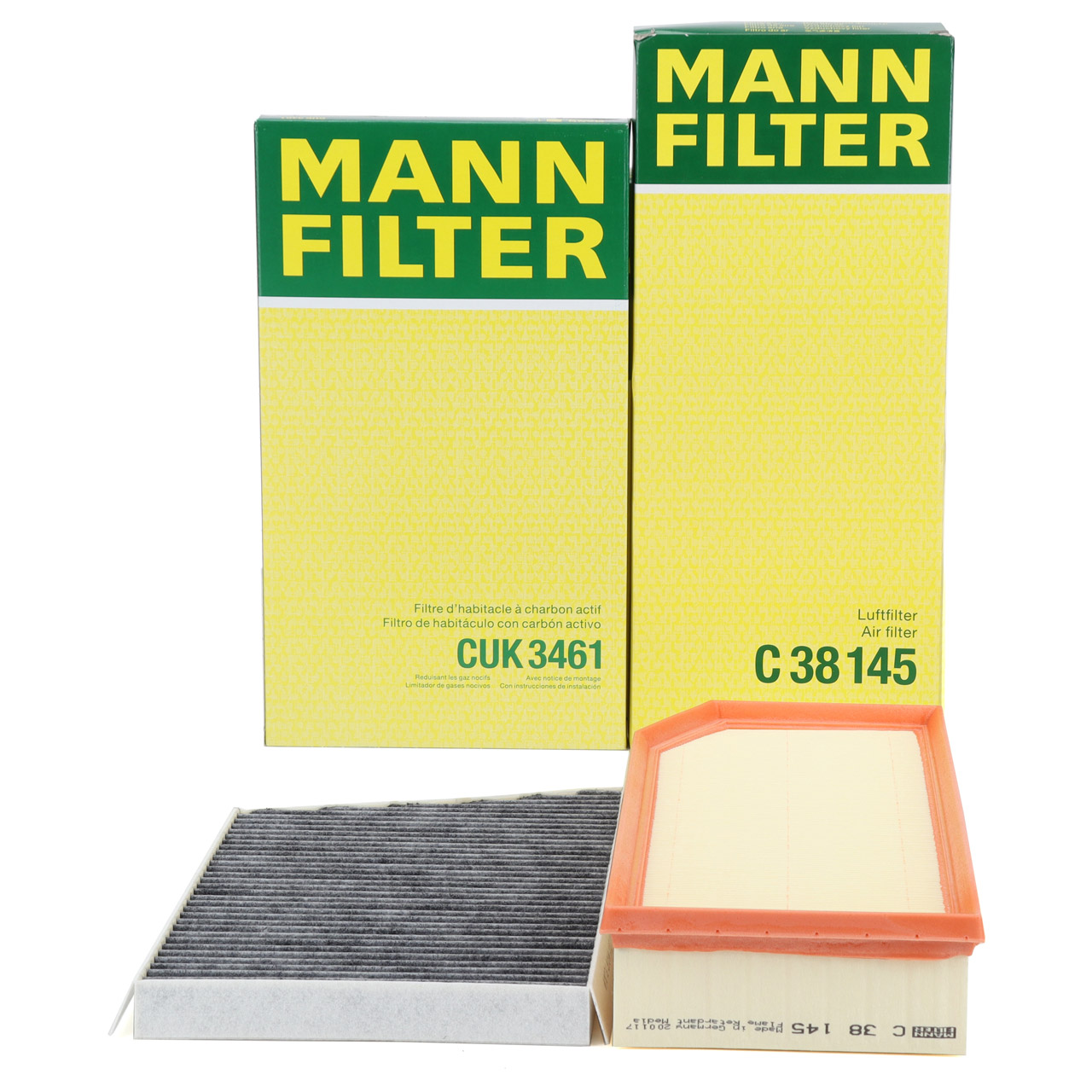 MANN Filter-Set 2-tlg MERCEDES W203 S203 CL203 200/220/270CDI OM611/612/646