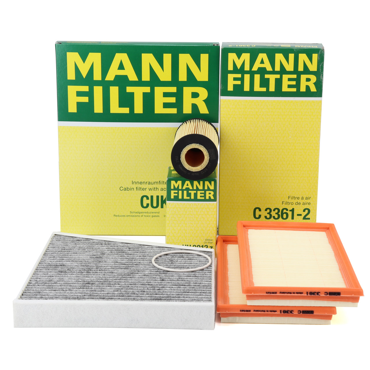 MANN Filterset Filterpaket MERCEDES-BENZ E-Klasse W211 S211 E63AMG C219 CLS63AMG M156